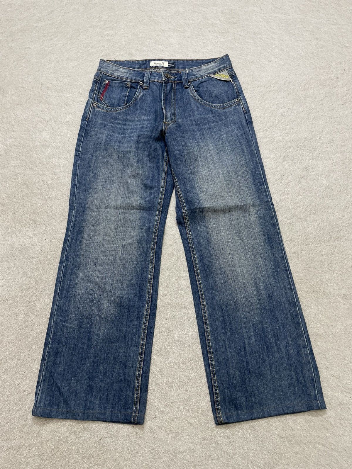 Number (N)ine 2000s Archival Japanese Baggy Jeans Washed Y2K Ifsix Number Size US 30 / EU 46 - 1 Thumbnail