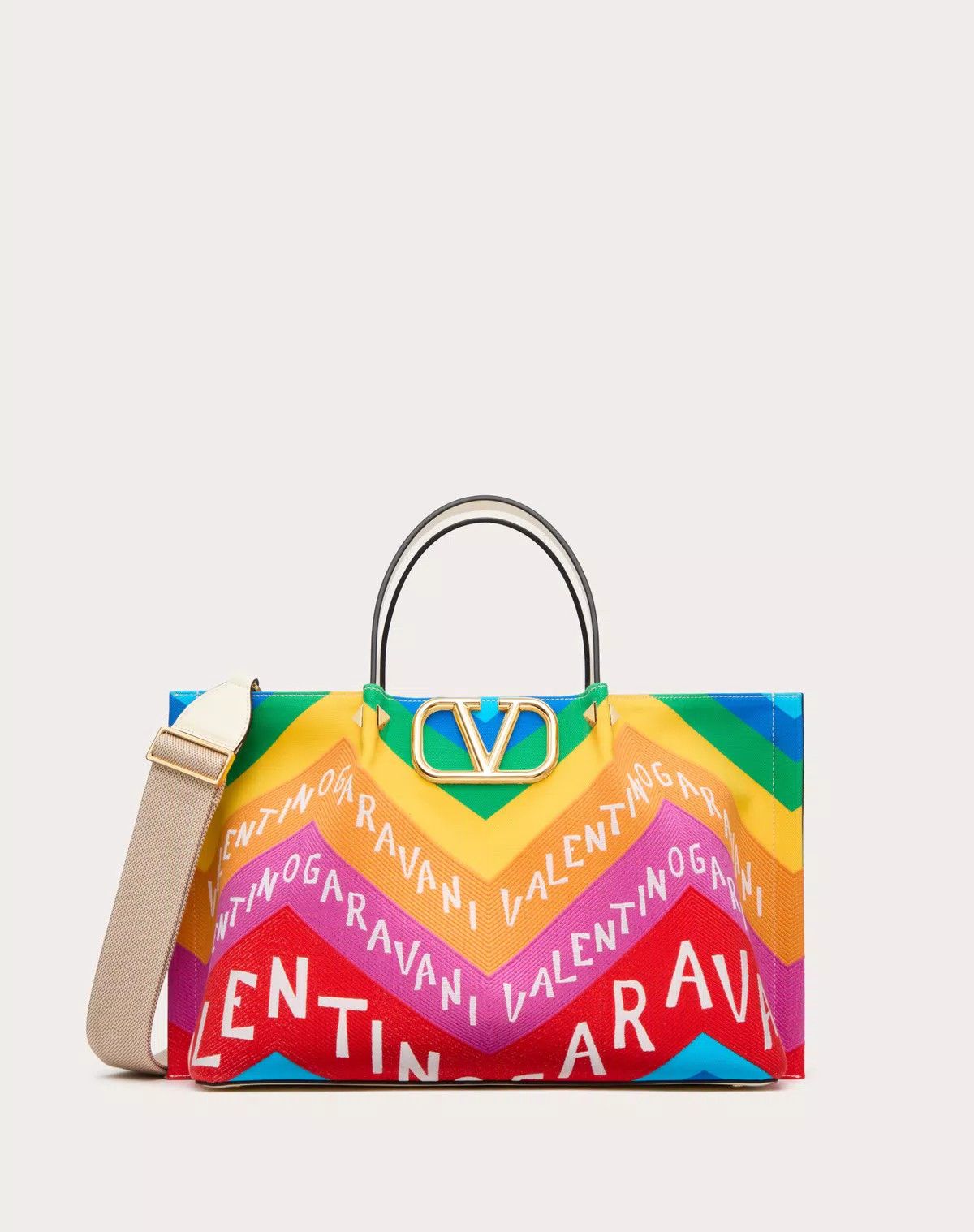 Valentino o1s1wg110625 Size:OS/Escape Medium Shoping Bag in Multicolor Size ONE SIZE - 1 Thumbnail