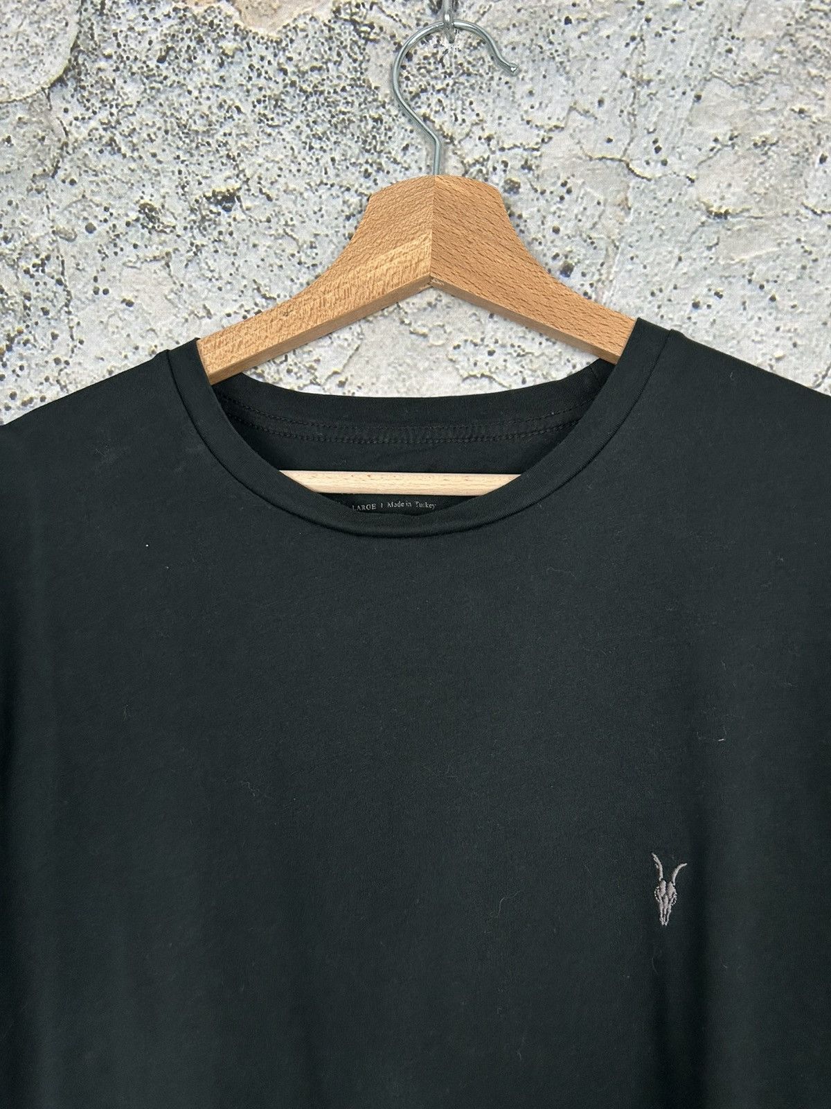 Allsaints × Designer Allsaints Basic Logo Tee Black Streetwear Designer Hype Size US L / EU 52-54 / 3 - 3 Thumbnail