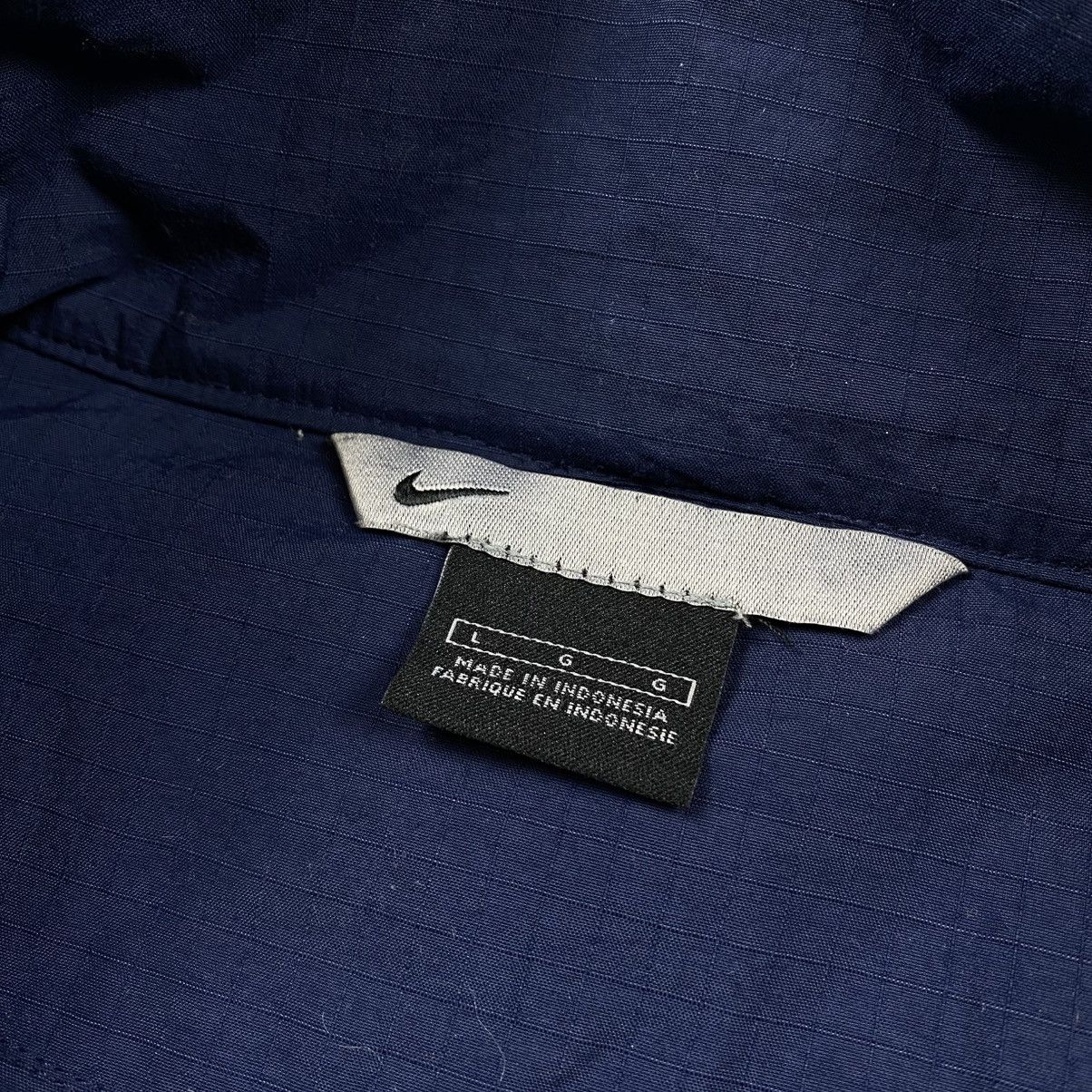 Nike × Vintage Vintage Nike Jacket Swoosh Logo 00s Drill Y2K Size L Size US L / EU 52-54 / 3 - 11 Thumbnail
