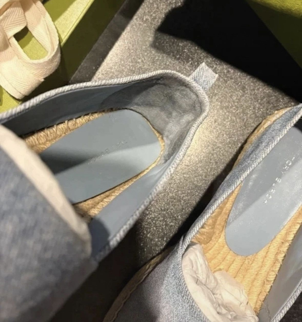 Tory Burch Cap-toe espadrille in denim blue Size US 9 / IT 39 - 12 Thumbnail