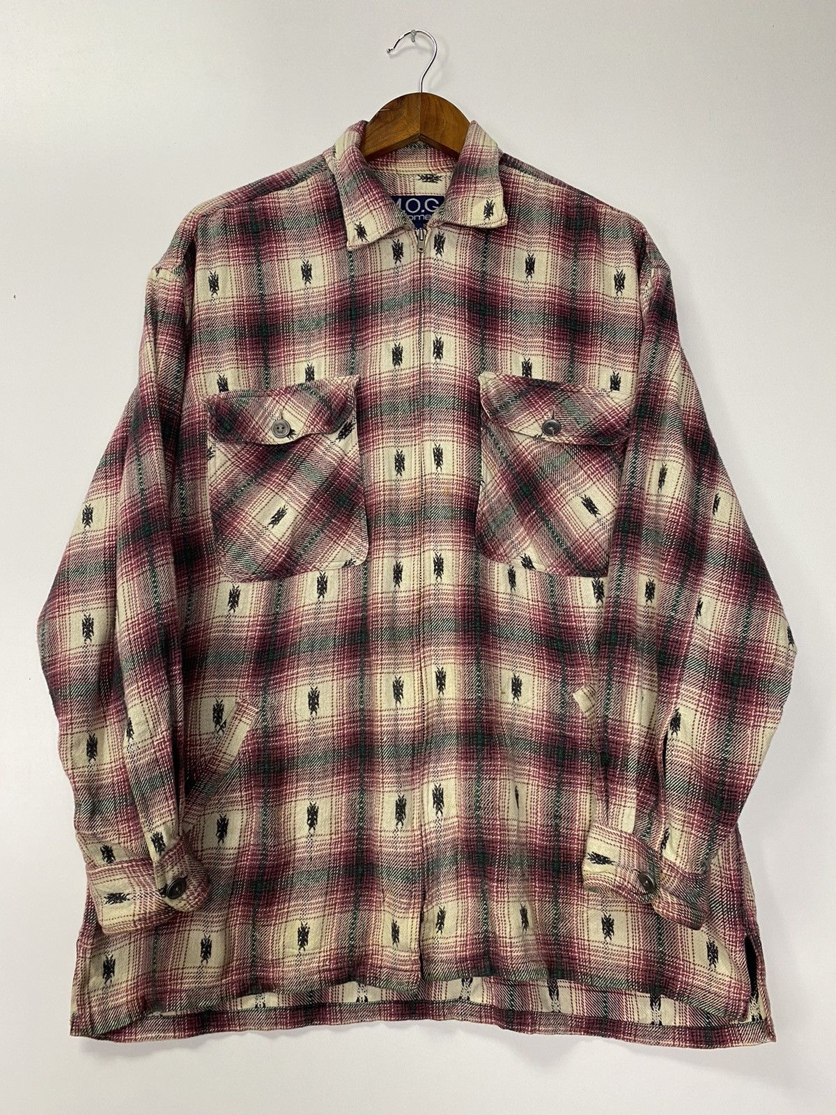 Equipment × Flannel × Vintage Vintage M.O.G Equipment Flannel Size US L / EU 52-54 / 3 - 9 Thumbnail