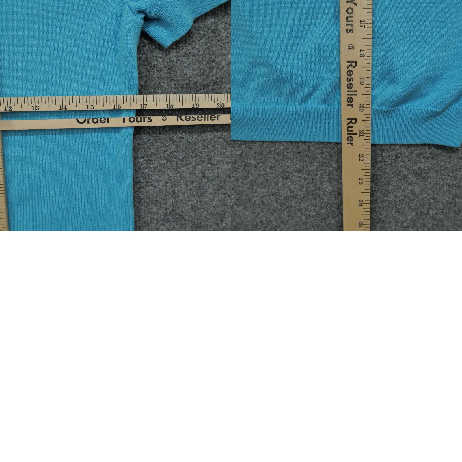 Talbots VINTAGE Talbots Sweater Womens Medium Blue White Striped Zebra Short Sleeve Cotton Rayon Crew Neck Pullover Knit Classic Casual Winter Mens? Wait. Size M / US 6-8 / IT 42-44 - 8 Thumbnail