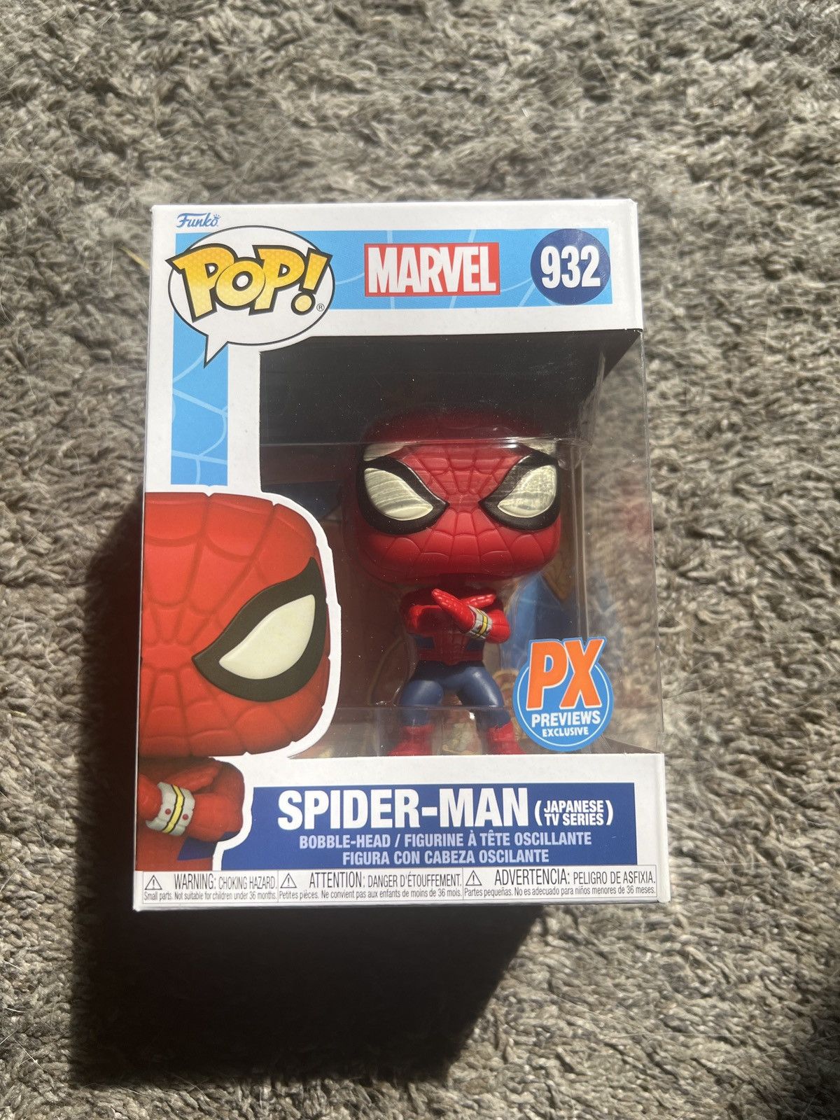 Marvel Comics Funko Pop! Spider-Man (Japanese TV Series) Bobble-Head Size ONE SIZE - 1 Thumbnail