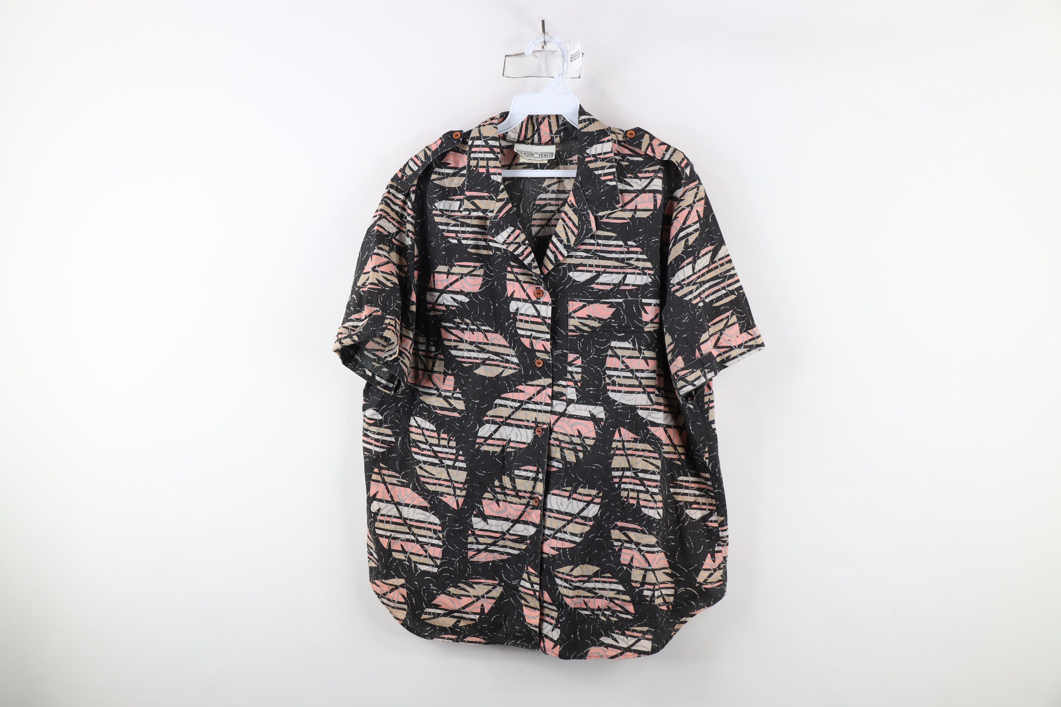 Vintage Vintage 90s Streetwear Military Style Button Shirt USA Size XXL / US 16-18 / IT 52-54 - 1 Thumbnail