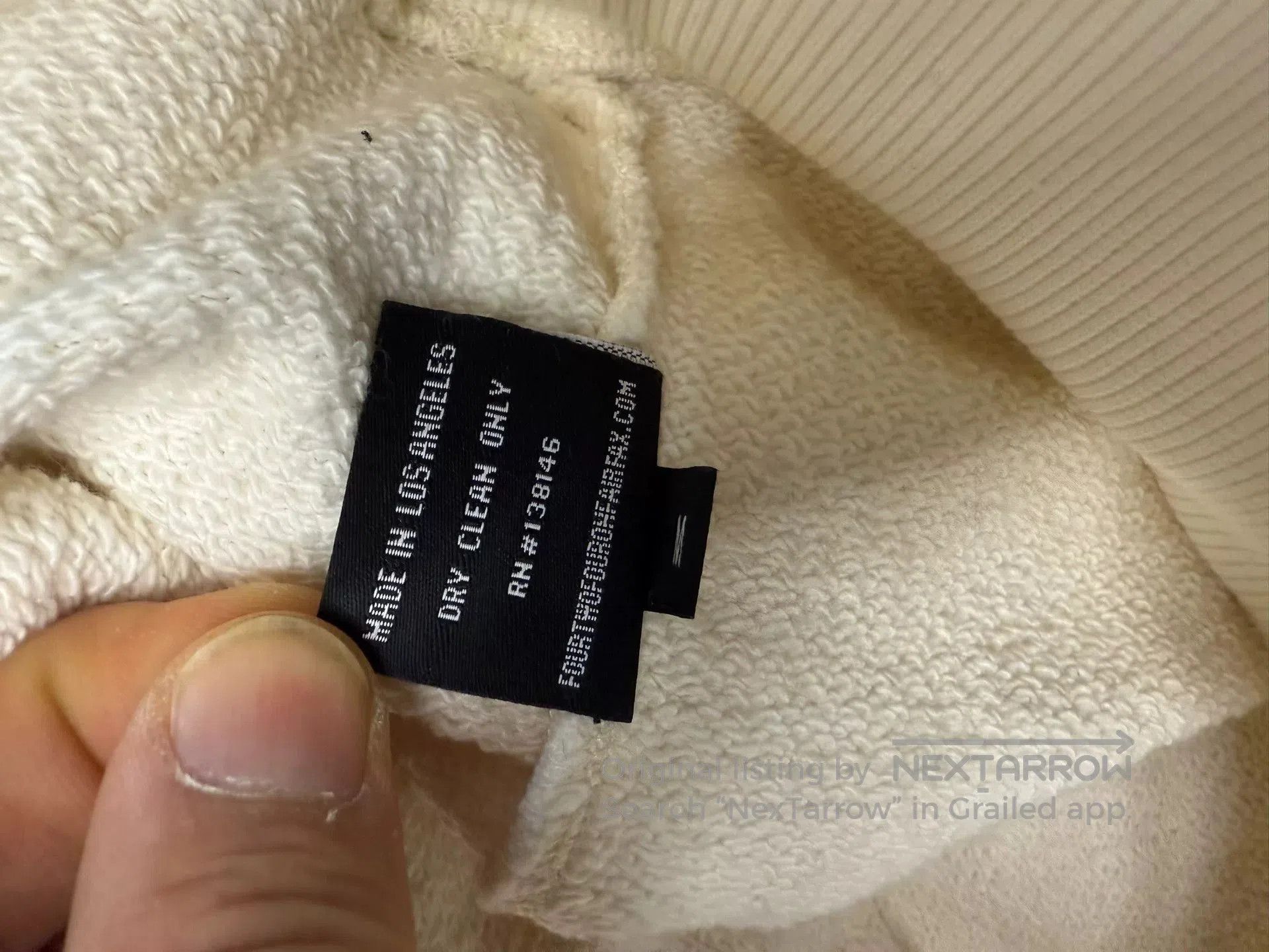 424 424 White Pullover Hoodie M. Size US M / EU 48-50 / 2 - 7 Thumbnail