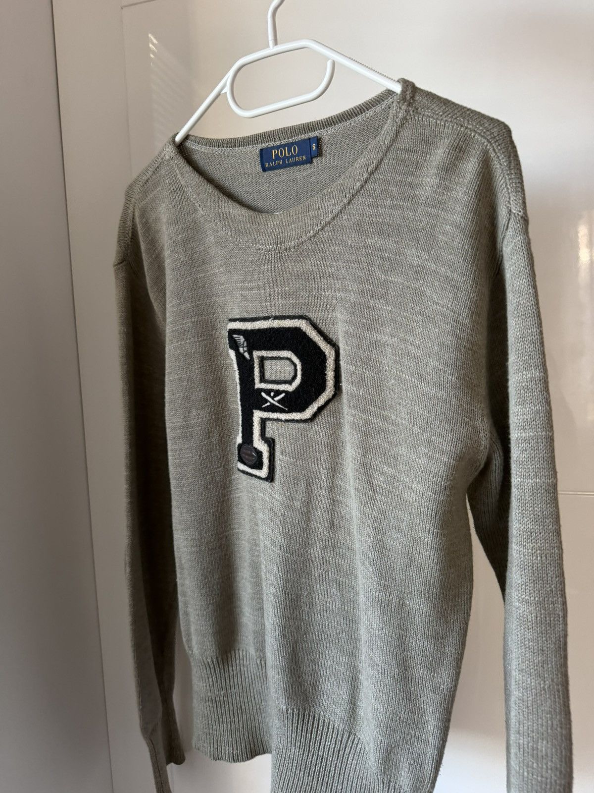 Polo Ralph Lauren Polo Ralph Lauren Grey Luxury Casual Knitted Sweater Size US S / EU 44-46 / 1 - 3 Thumbnail