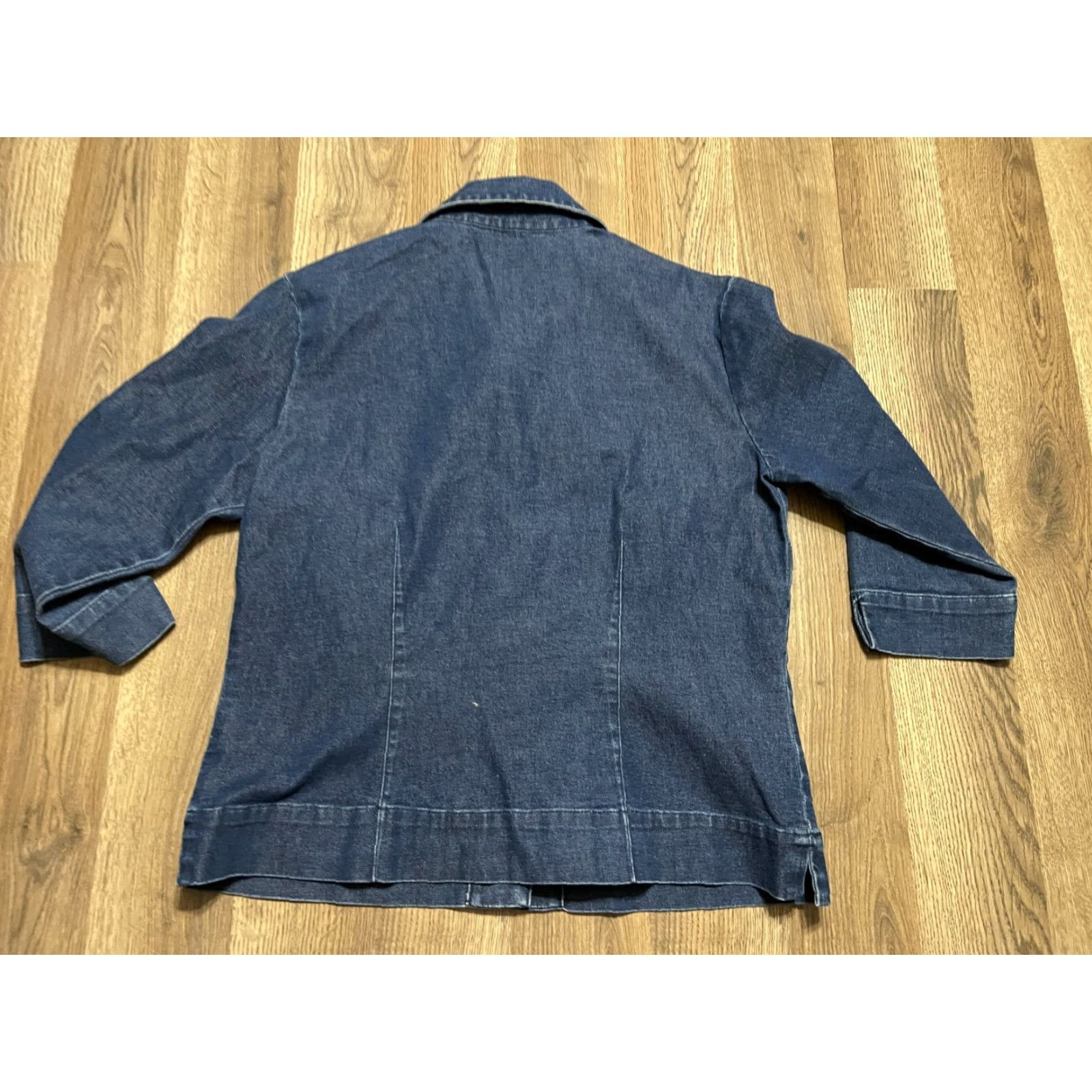 Eddie Bauer Eddie Bauer Jacket Women's XS Blue Denim Button Up Long Sleeve Womens Size XS / US 0-2 / IT 36-38 - 2 Thumbnail