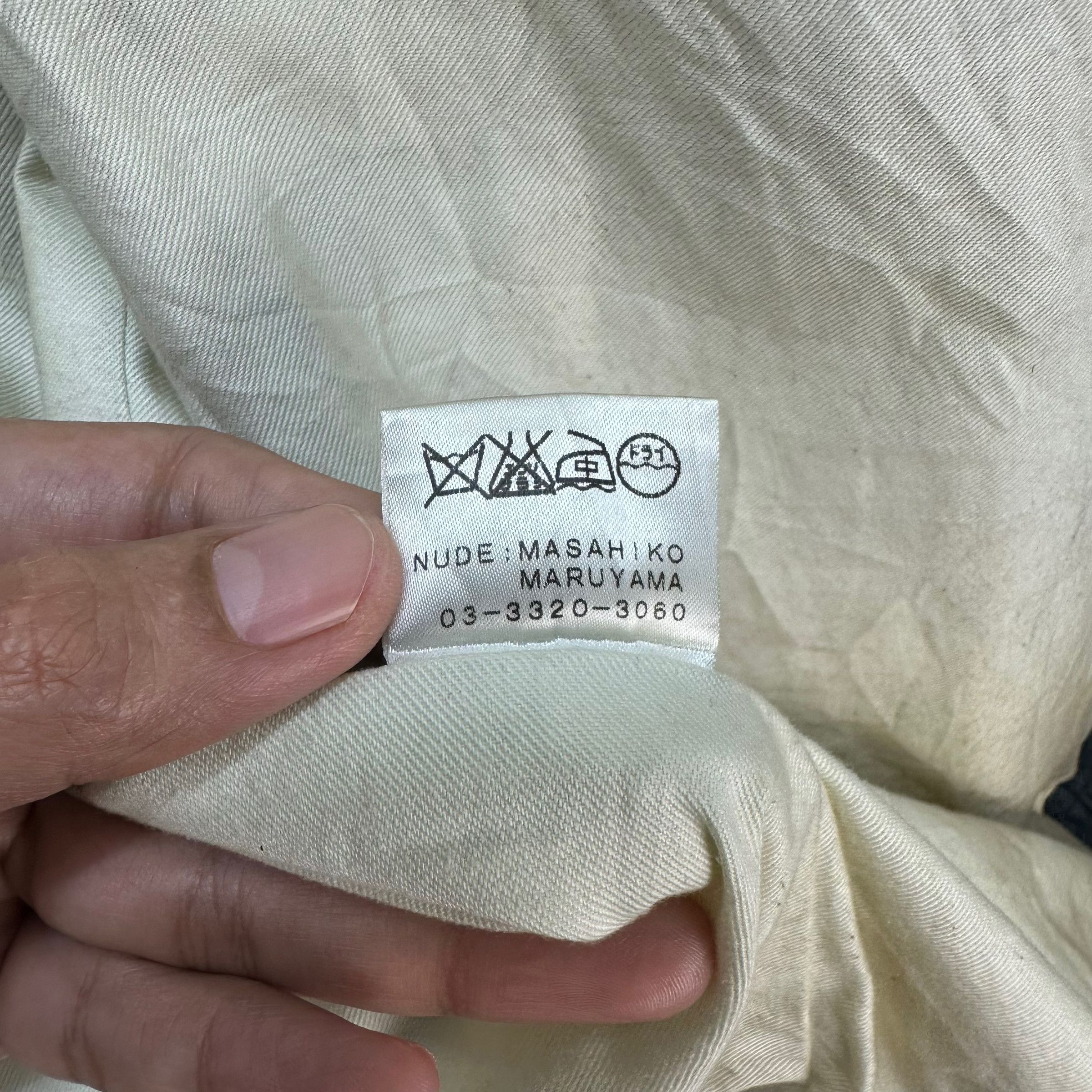 Nude: Masahiko Maruyama NO 001 NUDE MASAHIKO MARUYAMA ASYMMETRICAL JACKET #7874-187 Size US M / EU 48-50 / 2 - 10 Thumbnail