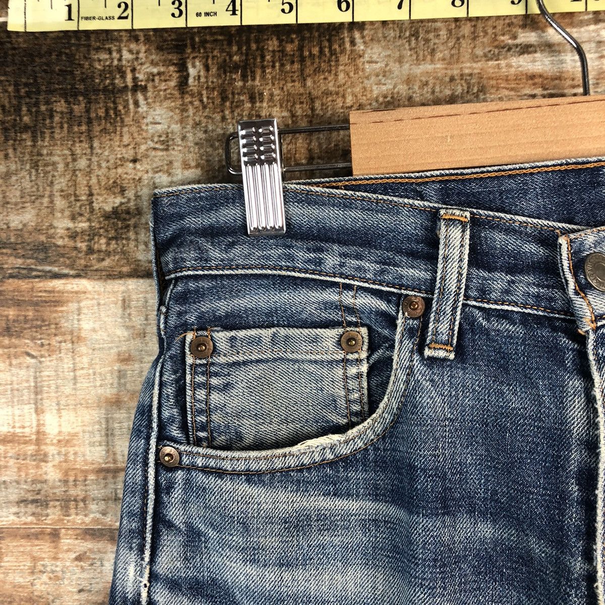 Levi's D Levis 504 Big E selvedge Distressed Denim Pants #A2579 Size US 29 - 7 Thumbnail
