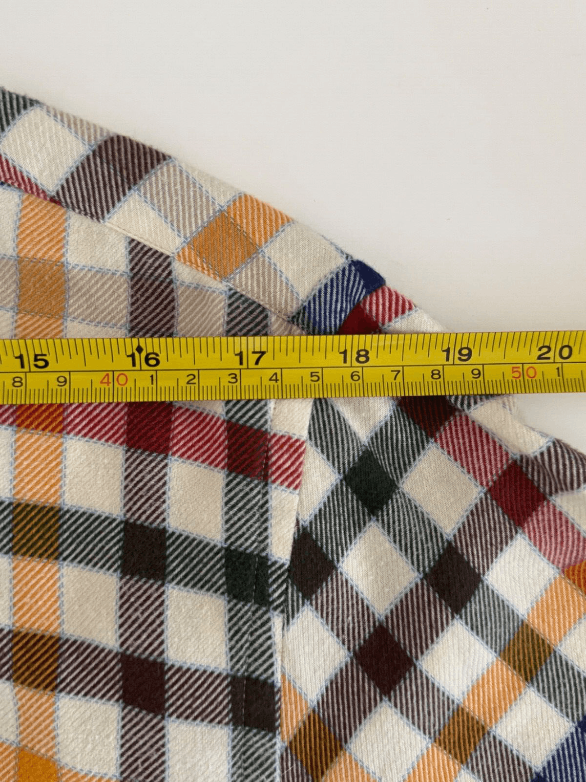 Paul & Shark Paul & Shark Men 40 M Button Flannel Multi Check ITALY Size US M / EU 48-50 / 2 - 6 Thumbnail
