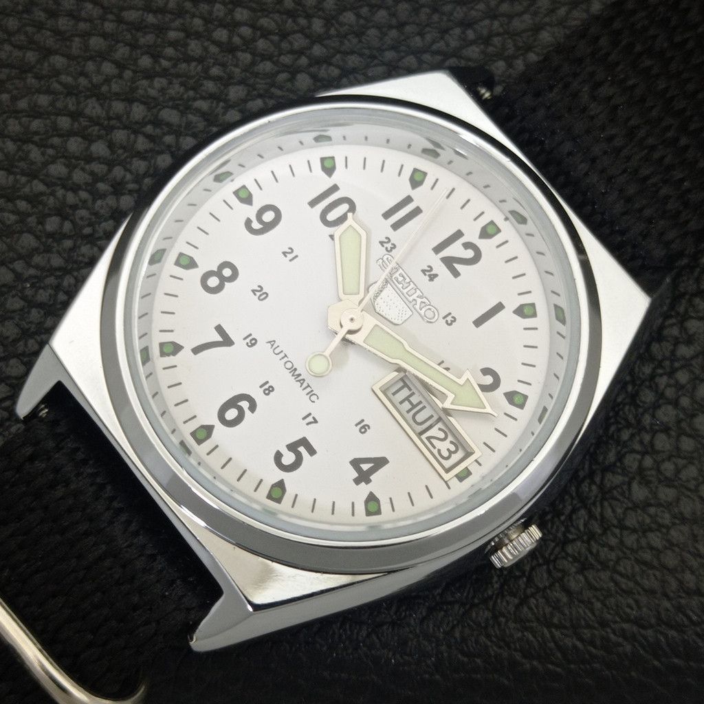 Seiko REFURBISHED VINTAGE SEIKO 5 AUTO JAPAN MENS WATCH a441734 Size 38 - 6 Thumbnail