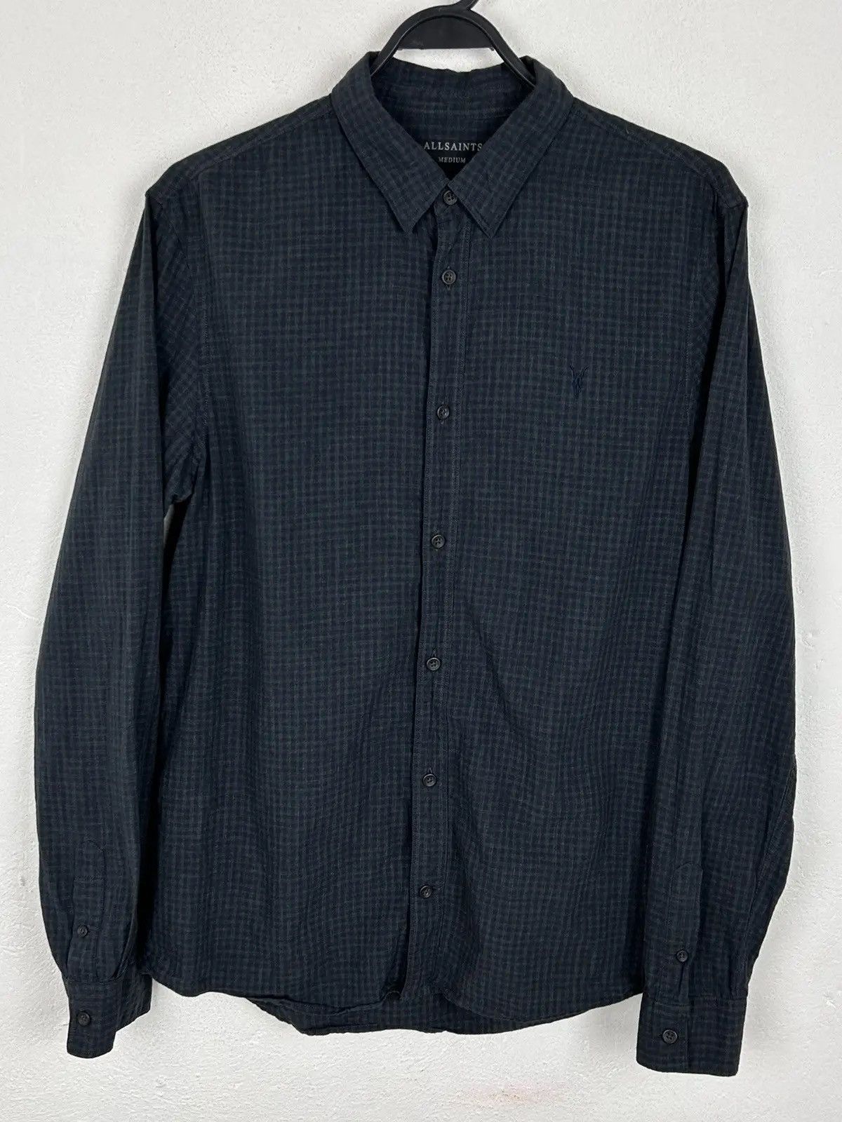 Allsaints Allsaints Quarry Allover Checkered Long Sleeve Shirt Size US M / EU 48-50 / 2 - 1 Thumbnail