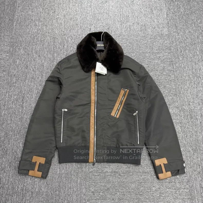 Hermes Hermes Mink Fur Collar Pilot Jacket Size US S / EU 44-46 / 1 - 1 Thumbnail