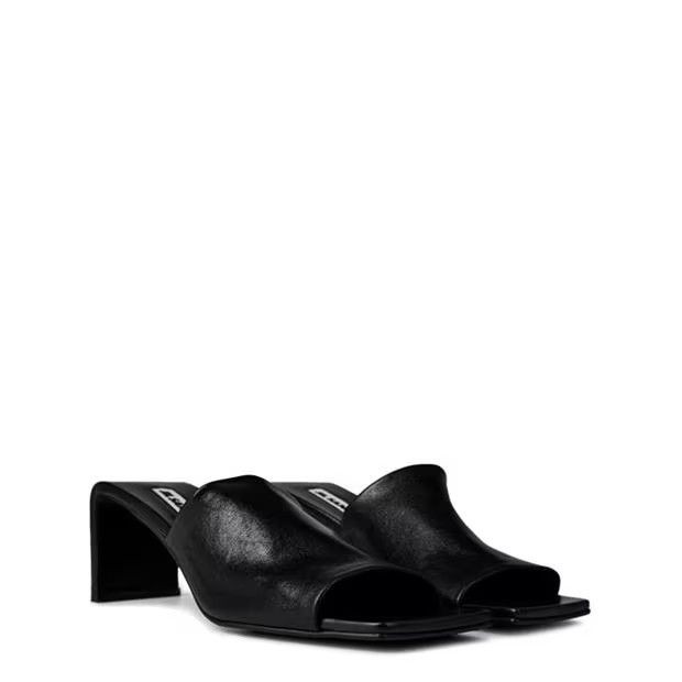 Jil Sander o1g2r1mq1024 Heeled Mules in Black Size US 9 / IT 39 - 3 Thumbnail