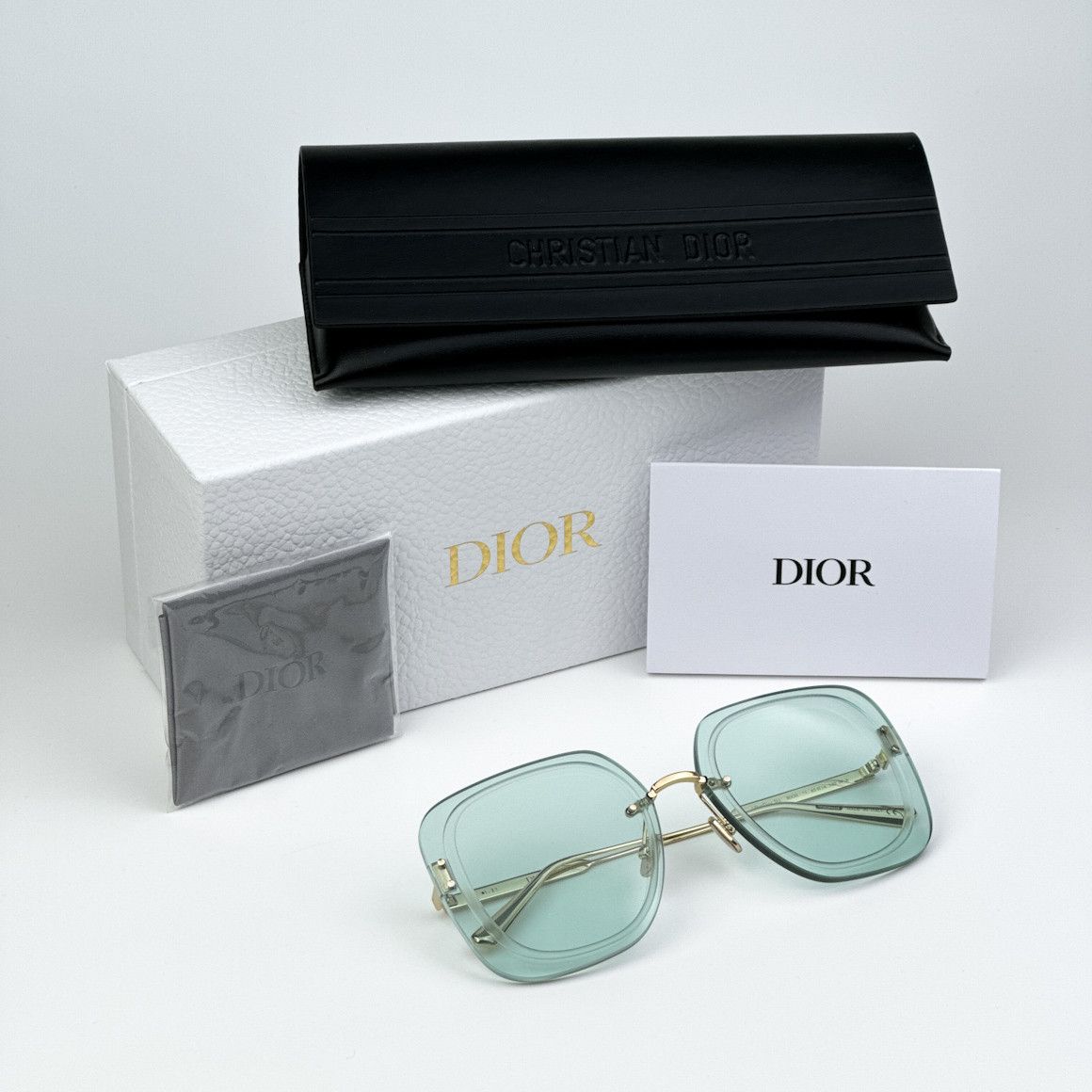 Dior NEW Dior ULTRADIOR SU B0O0 Square Oversized Sunglasses Size ONE SIZE - 10 Thumbnail