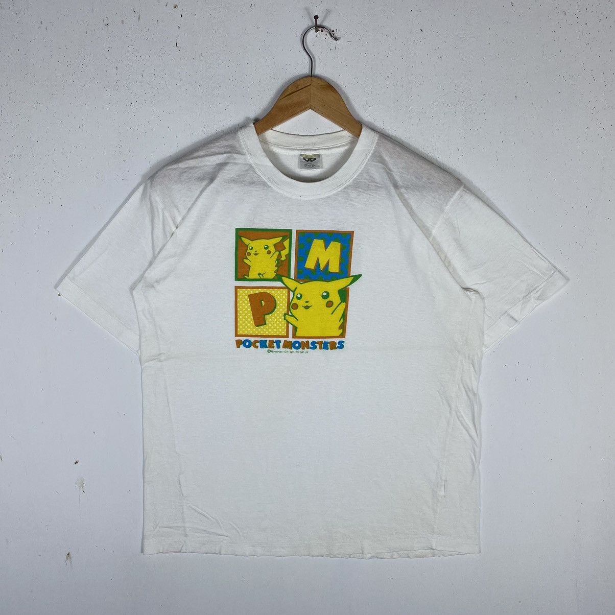 Pokemon Vintage 90's POCKET MONSTERS Pikachu Pokemon Japan Tee Size US M / EU 48-50 / 2 - 2 Thumbnail