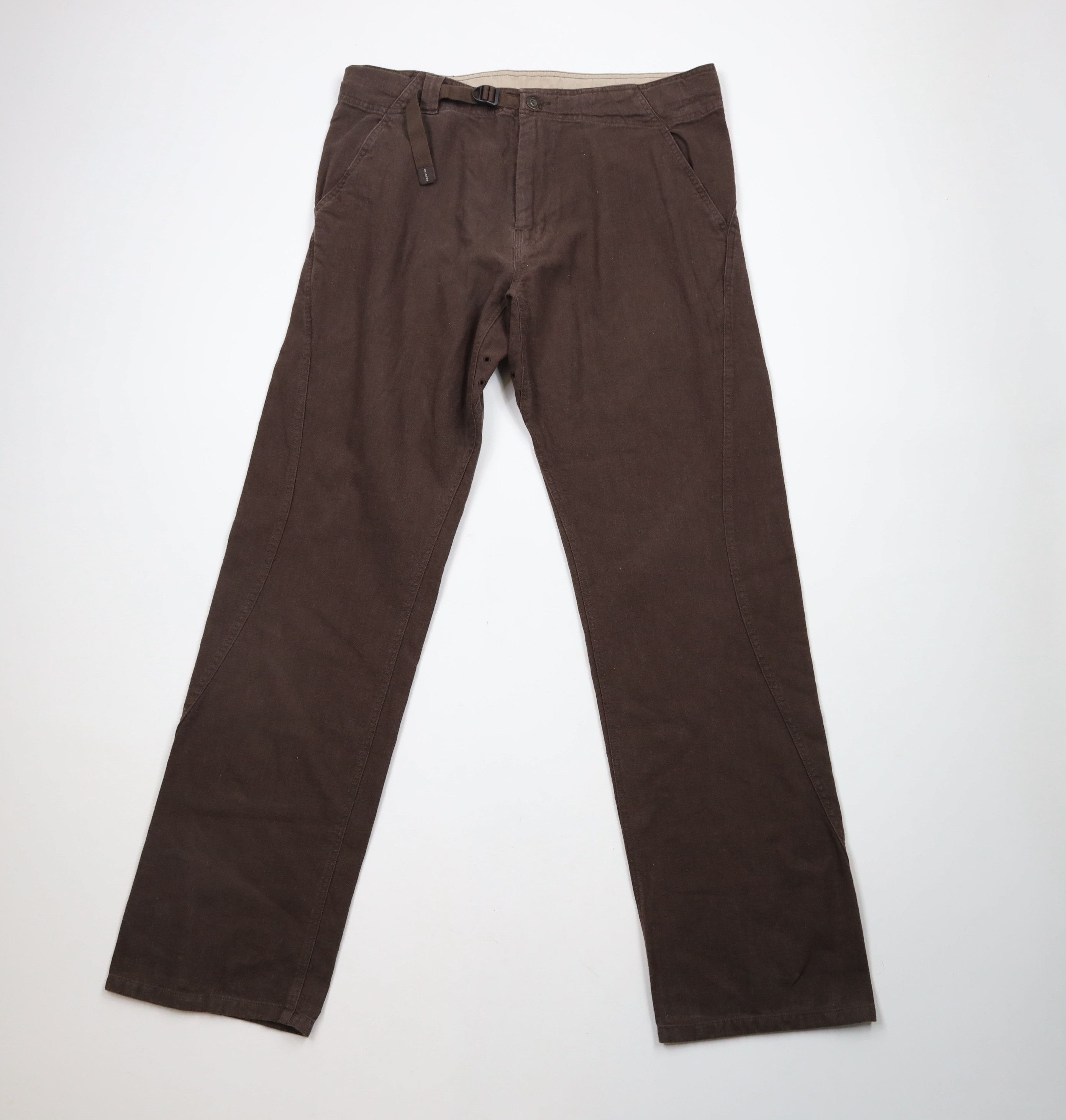 Prana × Vintage prAna Breathe Belted Hemp Organic Cotton Blend Hiking Pants Size US 36 / EU 52 - 1 Thumbnail