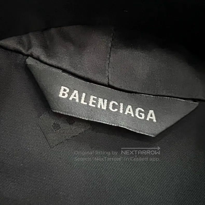 Balenciaga Balenciaga Black Letter Printed Shirt Size XS / US 0-2 / IT 36-38 - 4 Thumbnail