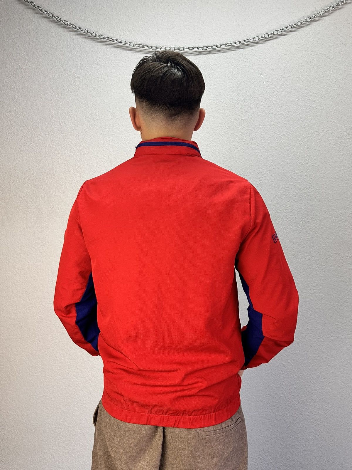 Lacoste Vintage Lacoste Zip Hoodie Jacket Sk8 Red Polo Ralph Lauren Size US M / EU 48-50 / 2 - 12 Thumbnail