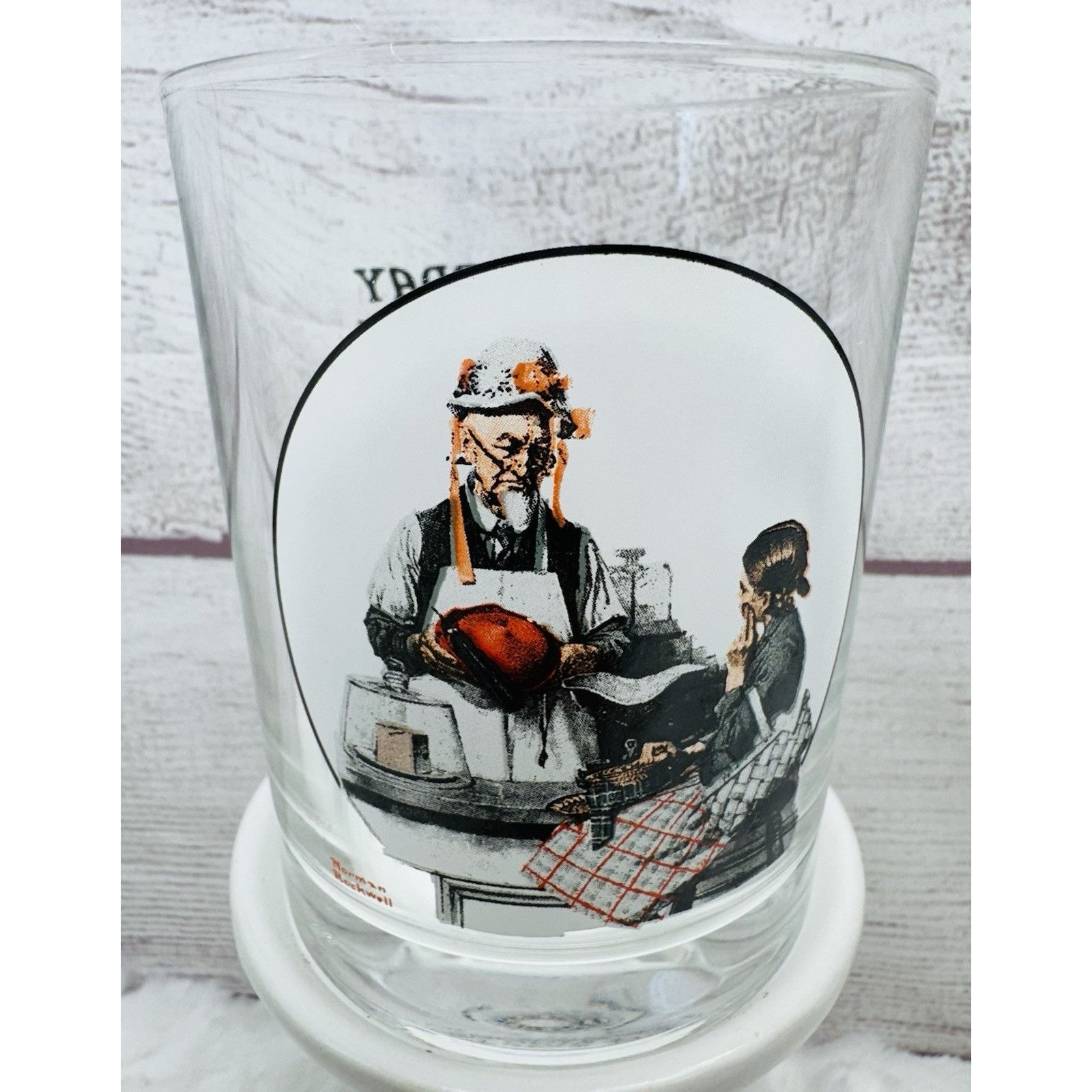 Other Norman Rockwell Saturday Evening Post "THE MODEL" Glass Tumb Size ONE SIZE - 1 Thumbnail