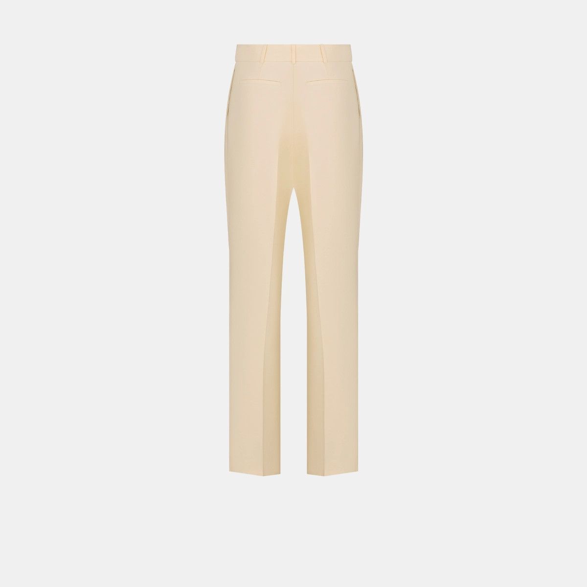 Dior o1bcso1str0225 Straight Cut Pants in Ecru Size 30" / US 8 / IT 44 - 2 Thumbnail