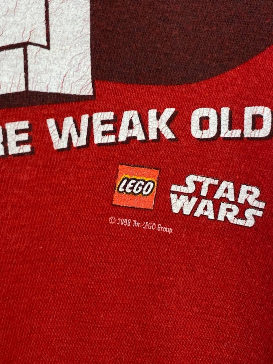 LEGO Vintage Star Wars "Your Powers Are Weak" Lego 2008 Tee Size US M / EU 48-50 / 2 - 7 Thumbnail