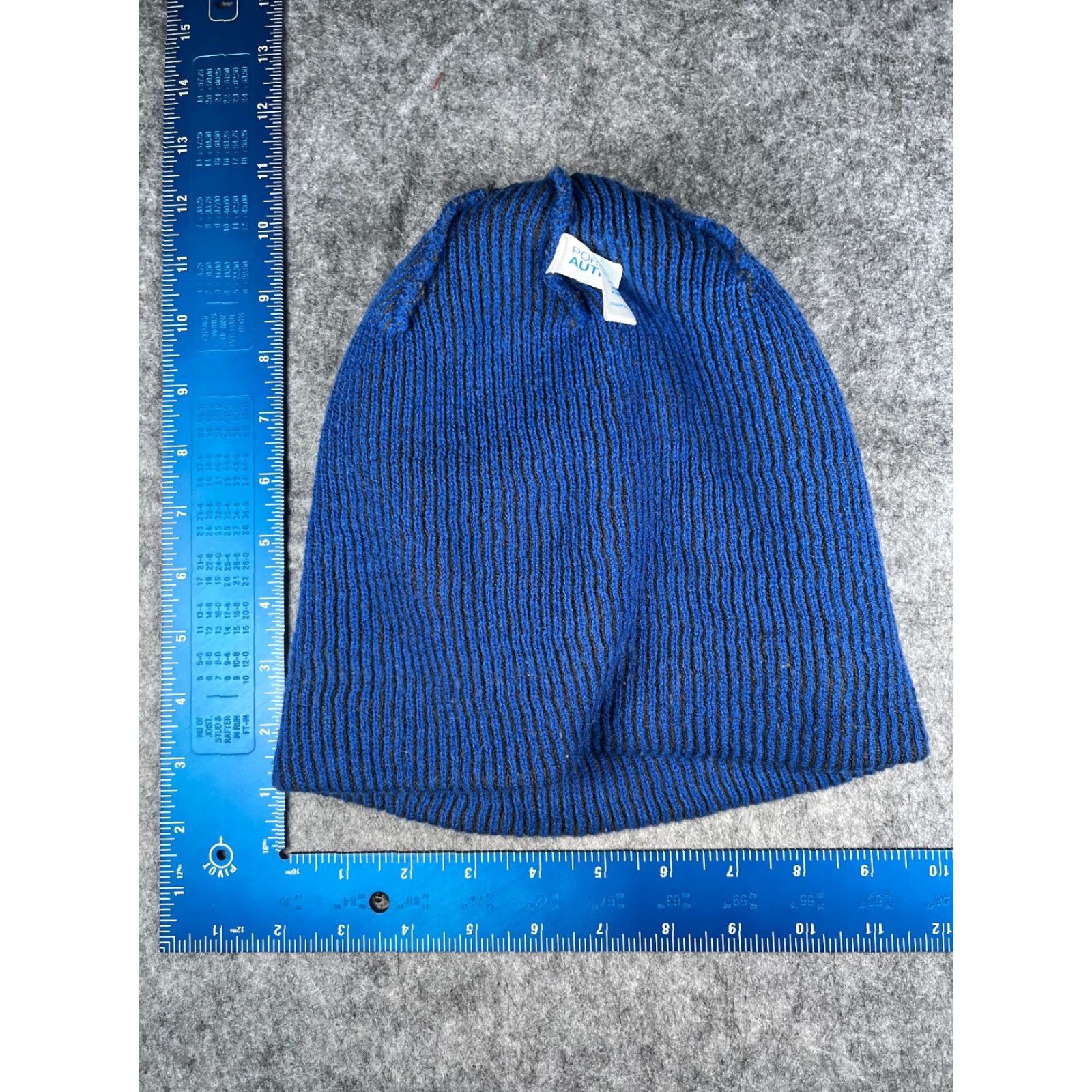 Port Authority Beanie Port Authority Beanie Adult One Size Blue Acrylic Knit Hat Unisex Adults Outdoor Ski Size ONE SIZE - 4 Thumbnail
