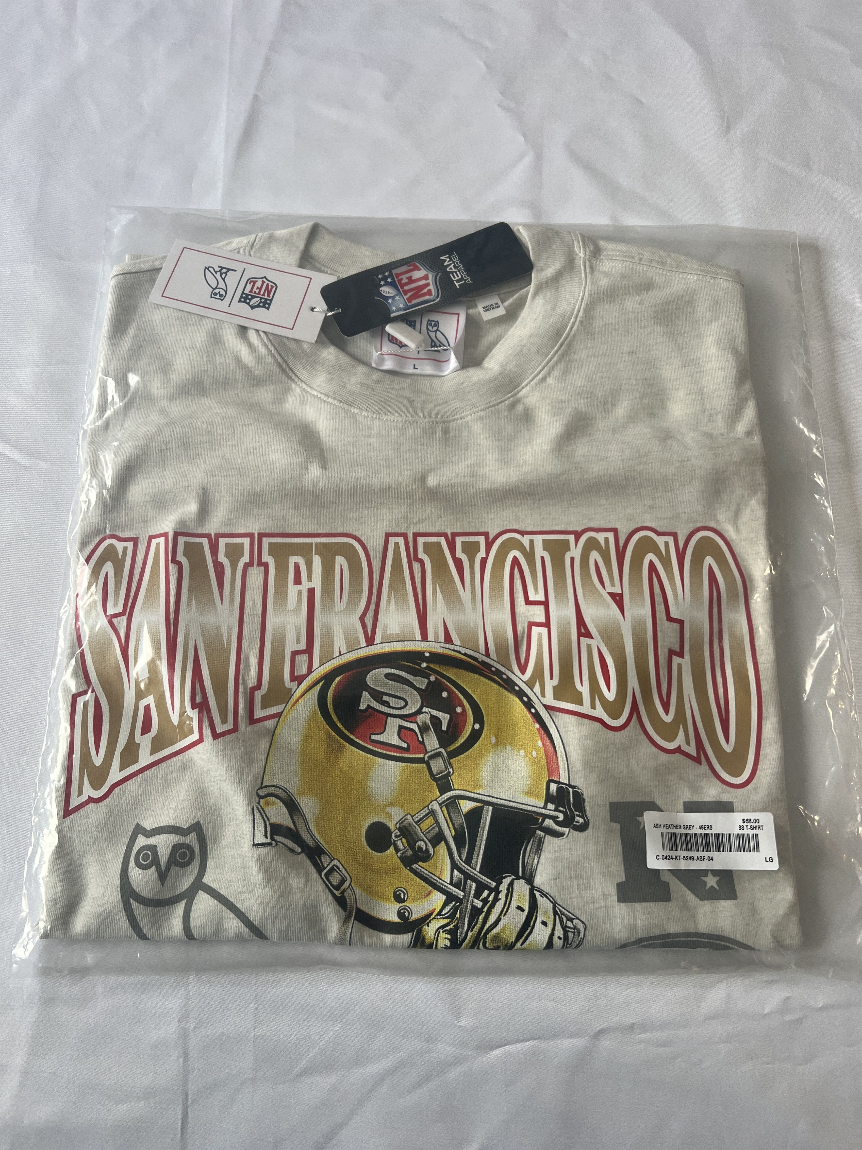 Drake OVO x NFL San Francisco 49ers Graphic Team T-Shirt Size US L / EU 52-54 / 3 - 1 Thumbnail
