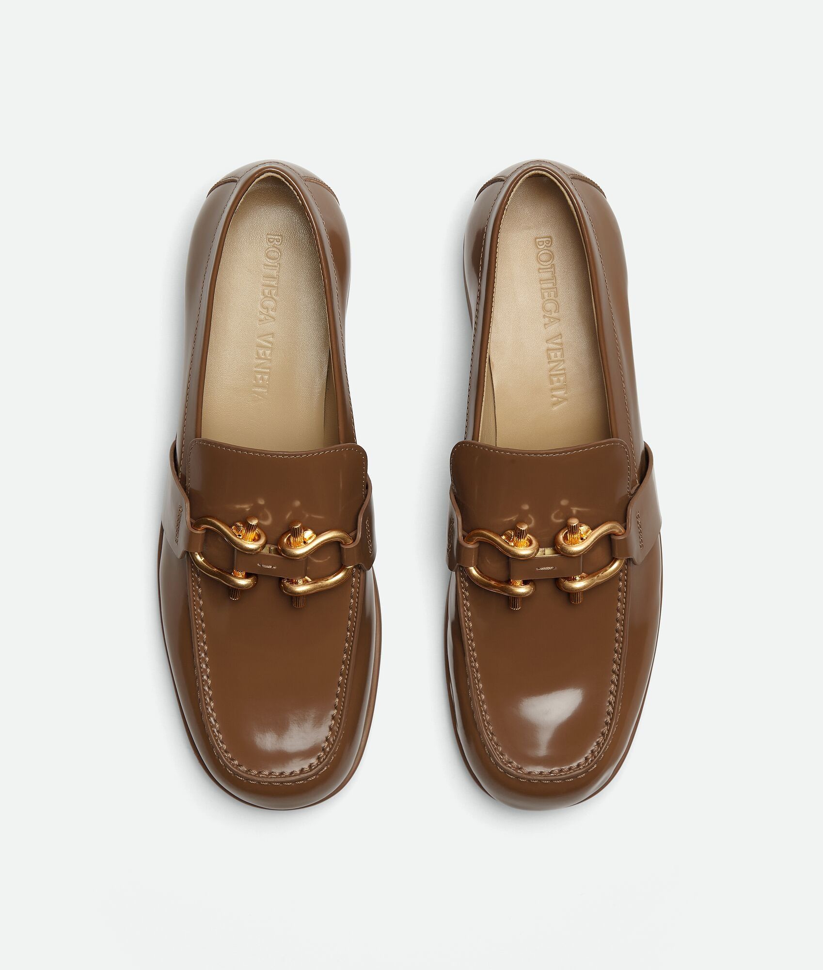 Bottega Veneta o1bcso1str0225 Monsieur Loafers in Brown Size US 9.5 / EU 42-43 - 4 Thumbnail