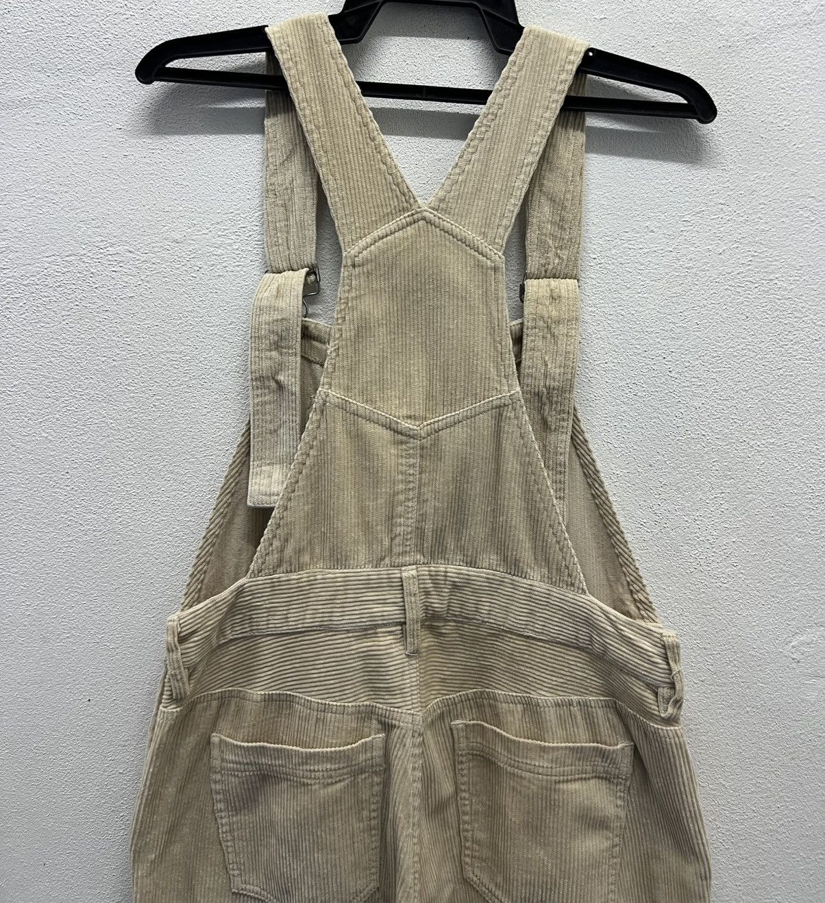 Vintage BROWNY STANDARD Corduroy Overalls – Beige Size US 33 - 4 Thumbnail