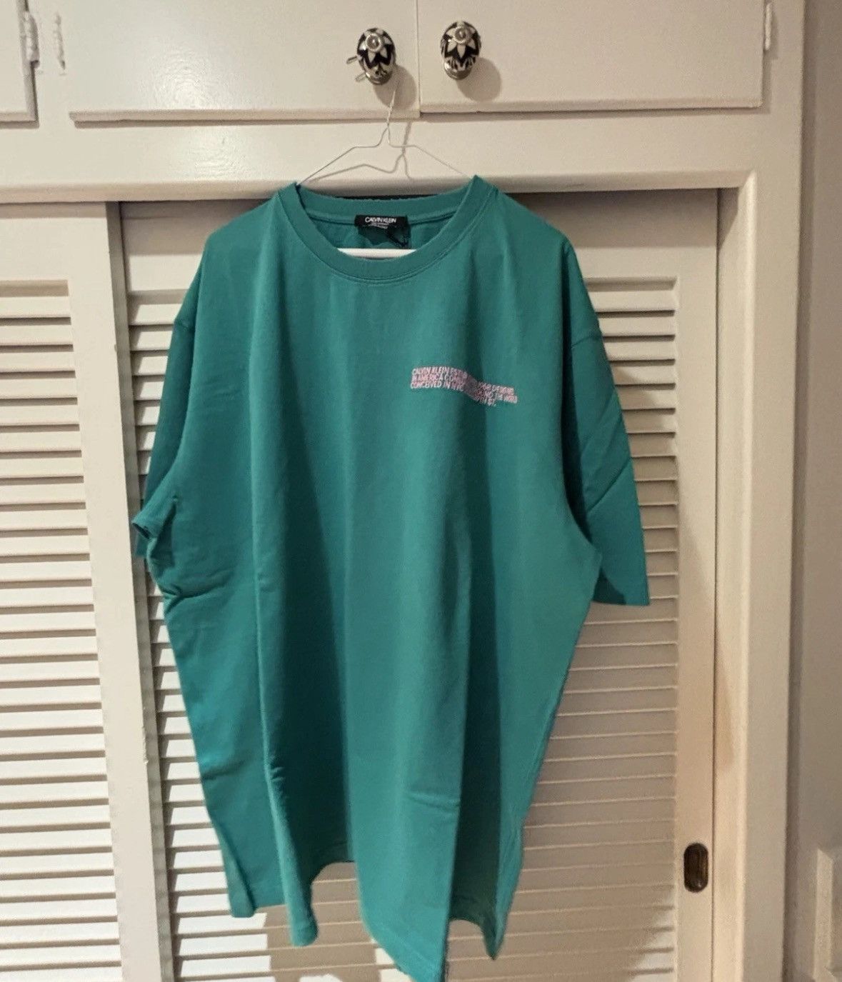 Calvin Klein 205W39NYC Calvin Klein 209w39nyc raf Simons t shirt xxl made in Italy Size US XXL / EU 58 / 5 - 2 Thumbnail