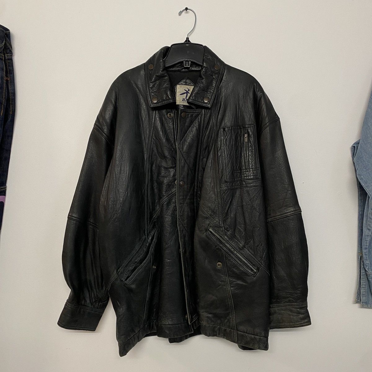 Men's Issey Miyake Leather Jackets | Grailed