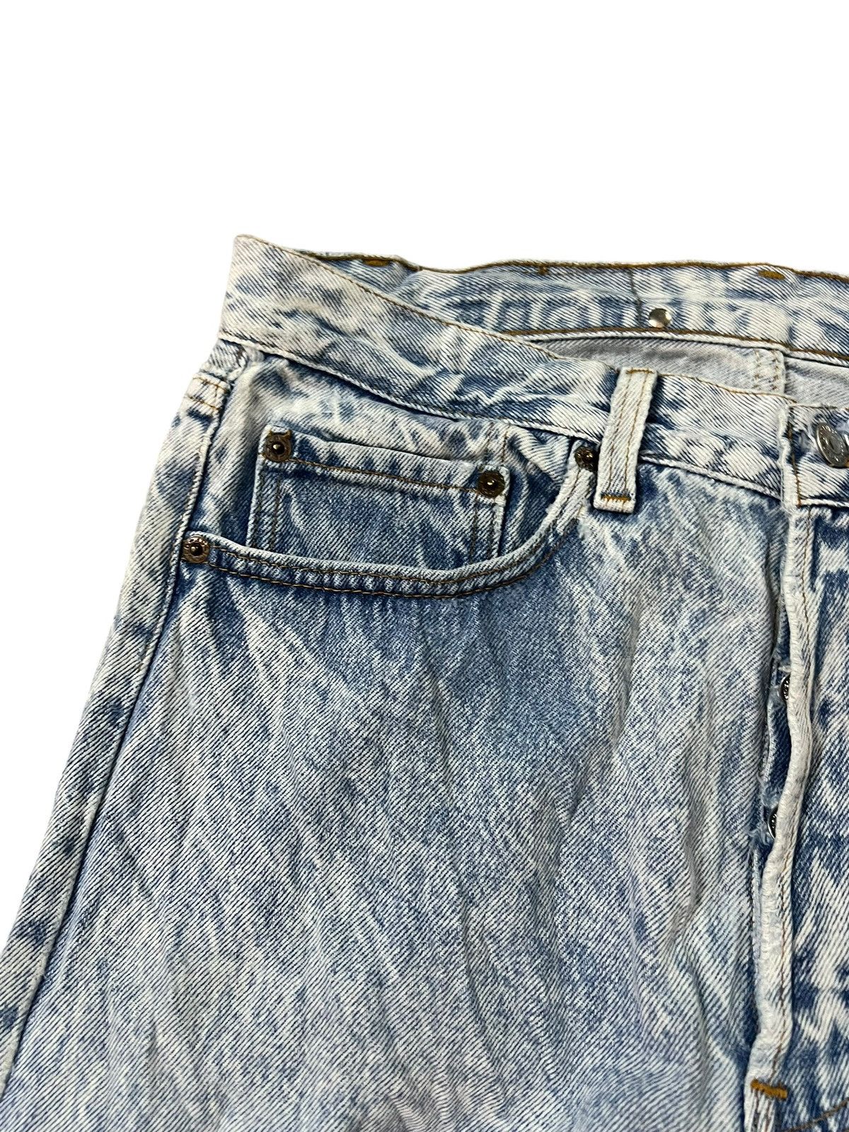 Levi's 80’s Distressed Levi’s 501 Acid Wash Rare Jean Size US 30 / EU 46 - 10 Thumbnail