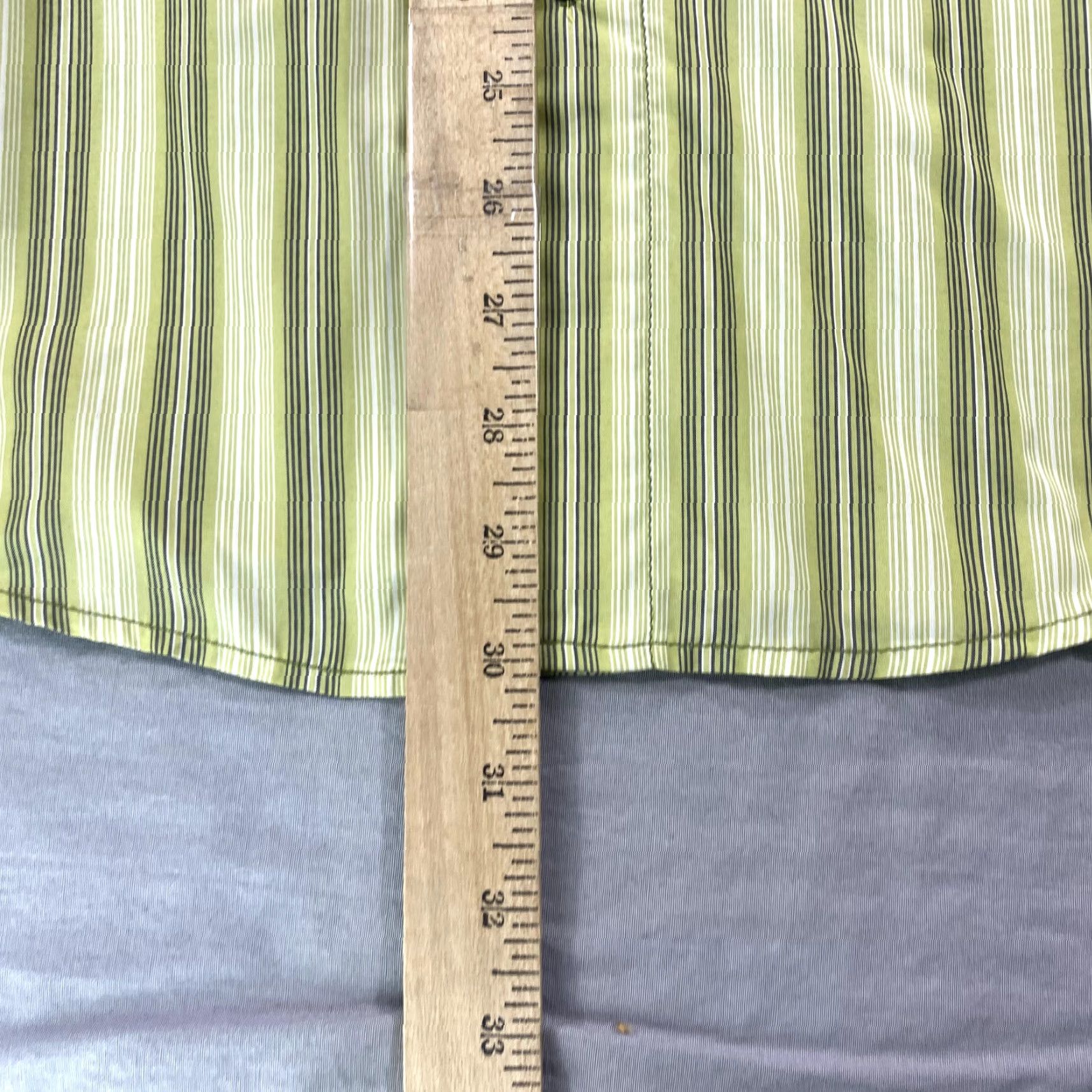 Vintage Kuhl Eluxur Shirt Mens L Green Striped Outdoor Hiking Casual Button Up Size US L / EU 52-54 / 3 - 6 Thumbnail