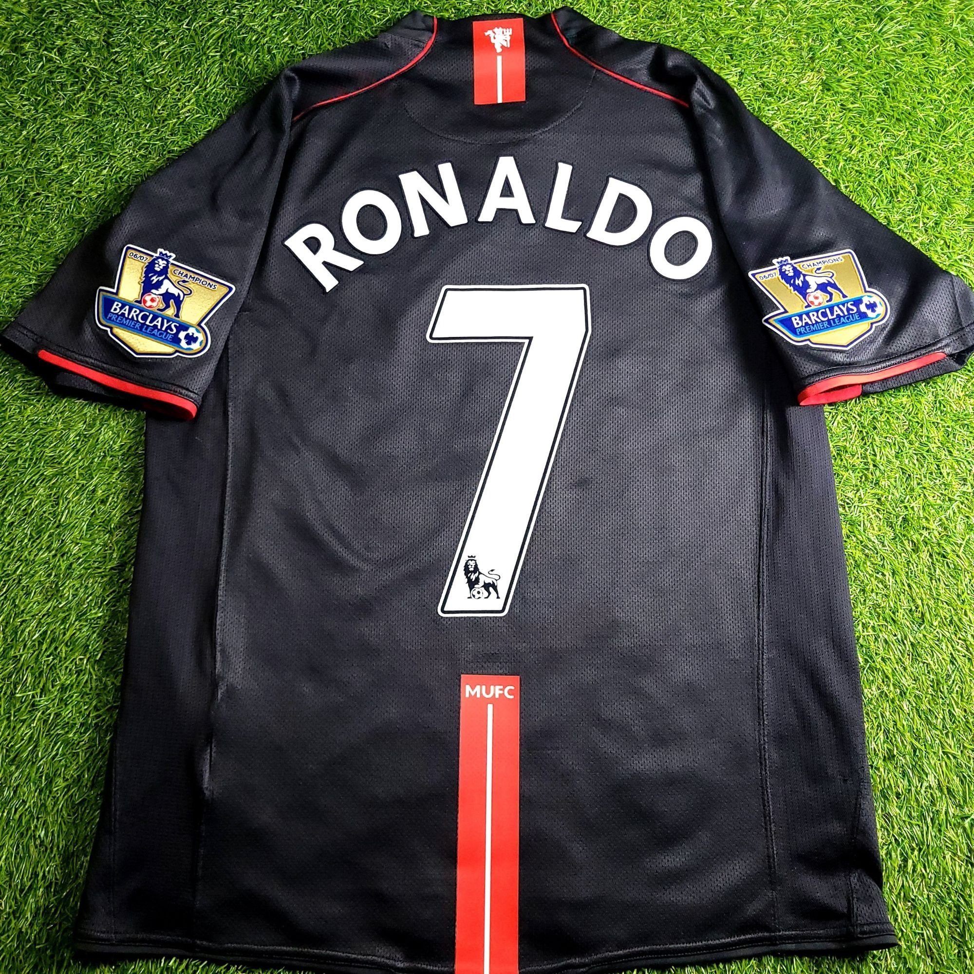 Nike Ronaldo Manchester United 2007 2008 Away Soccer Jersey M Size US M / EU 48-50 / 2 - 1 Thumbnail