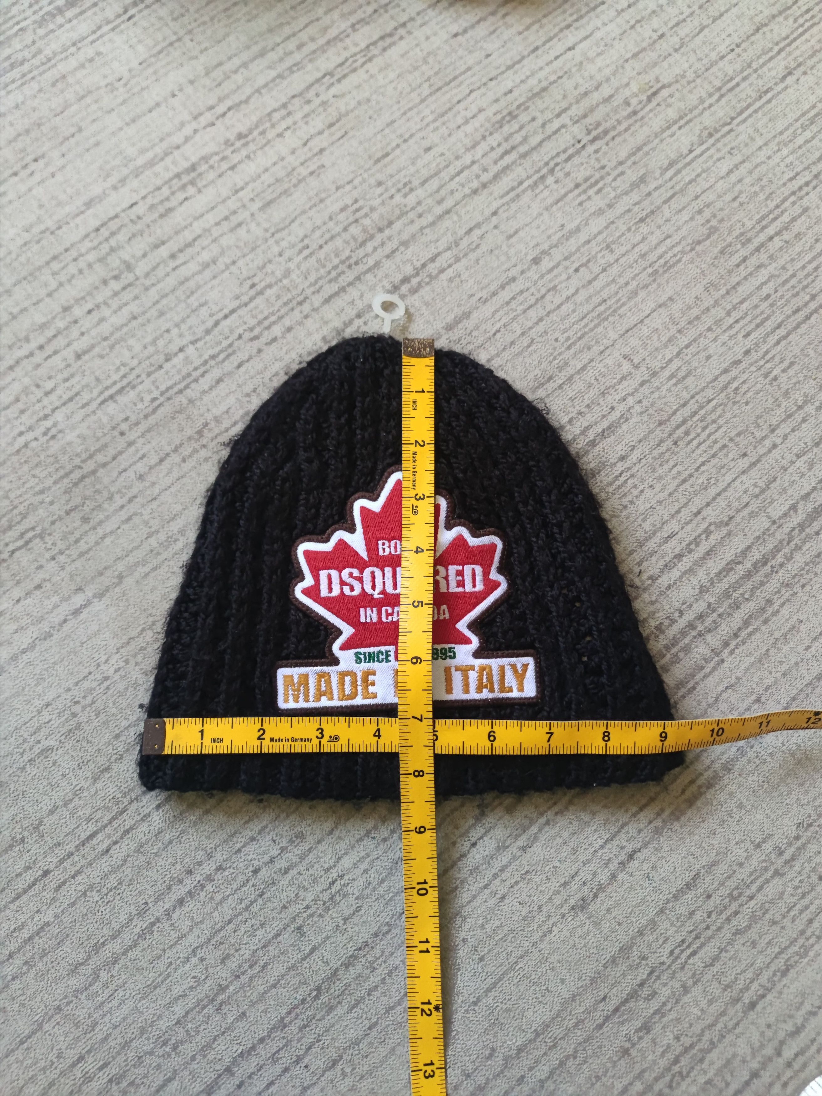 Dsquared2 Dsquared2 Wool Blend Knit Beanie Made in Italy Size ONE SIZE - 6 Thumbnail