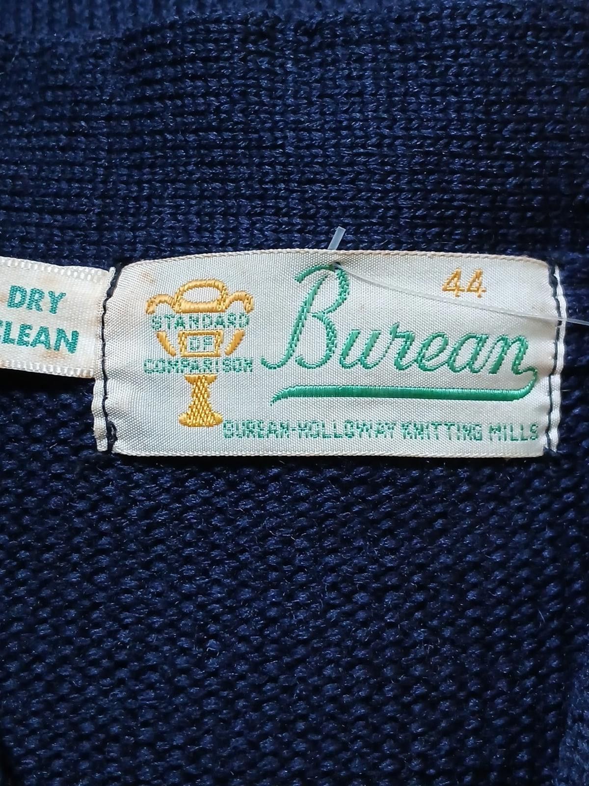 Other 60s Burean Medium Varsity V-Neck Letterman Football Sweater Size US M / EU 48-50 / 2 - 3 Thumbnail