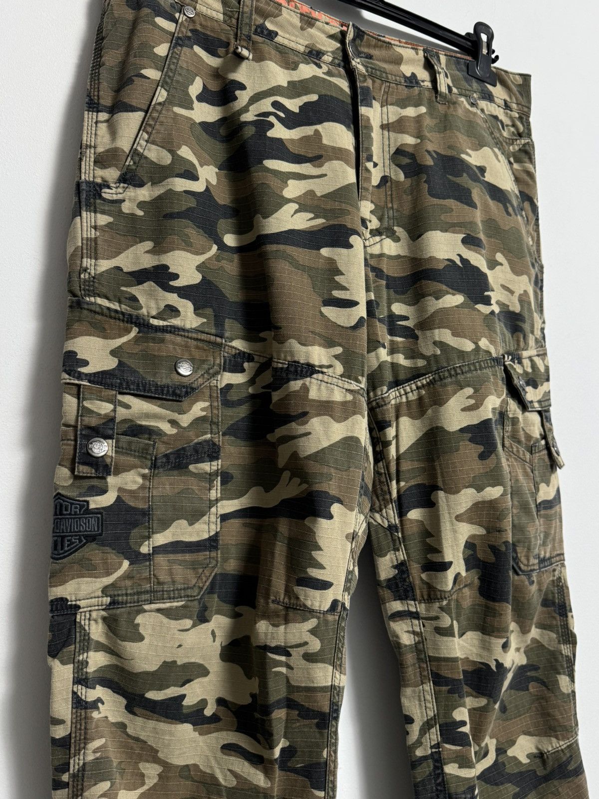 Harley Davidson Harley Davidson Vintage Y2K style Hype Cargo pants Size US 34 / EU 50 - 4 Thumbnail