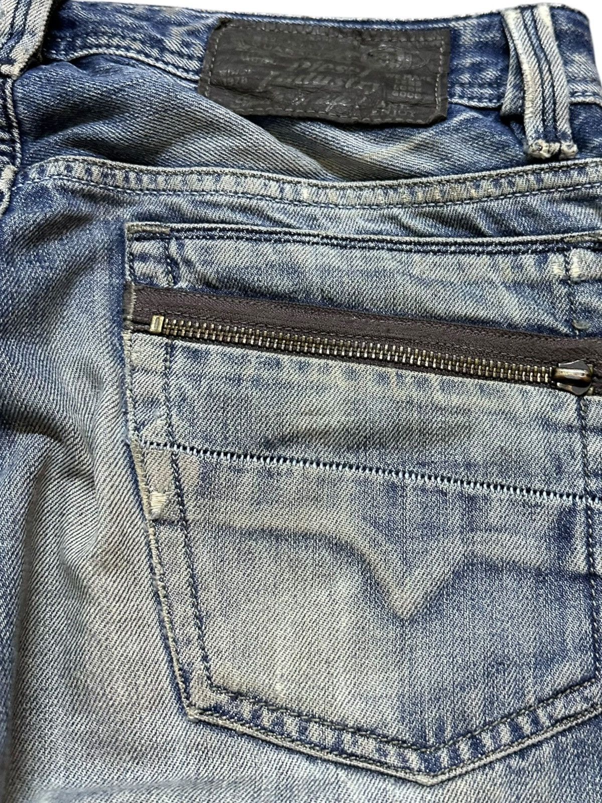Diesel Vintage Diesel Larkee-Zip Mudwash Distressed Denim Size US 30 / EU 46 - 7 Thumbnail
