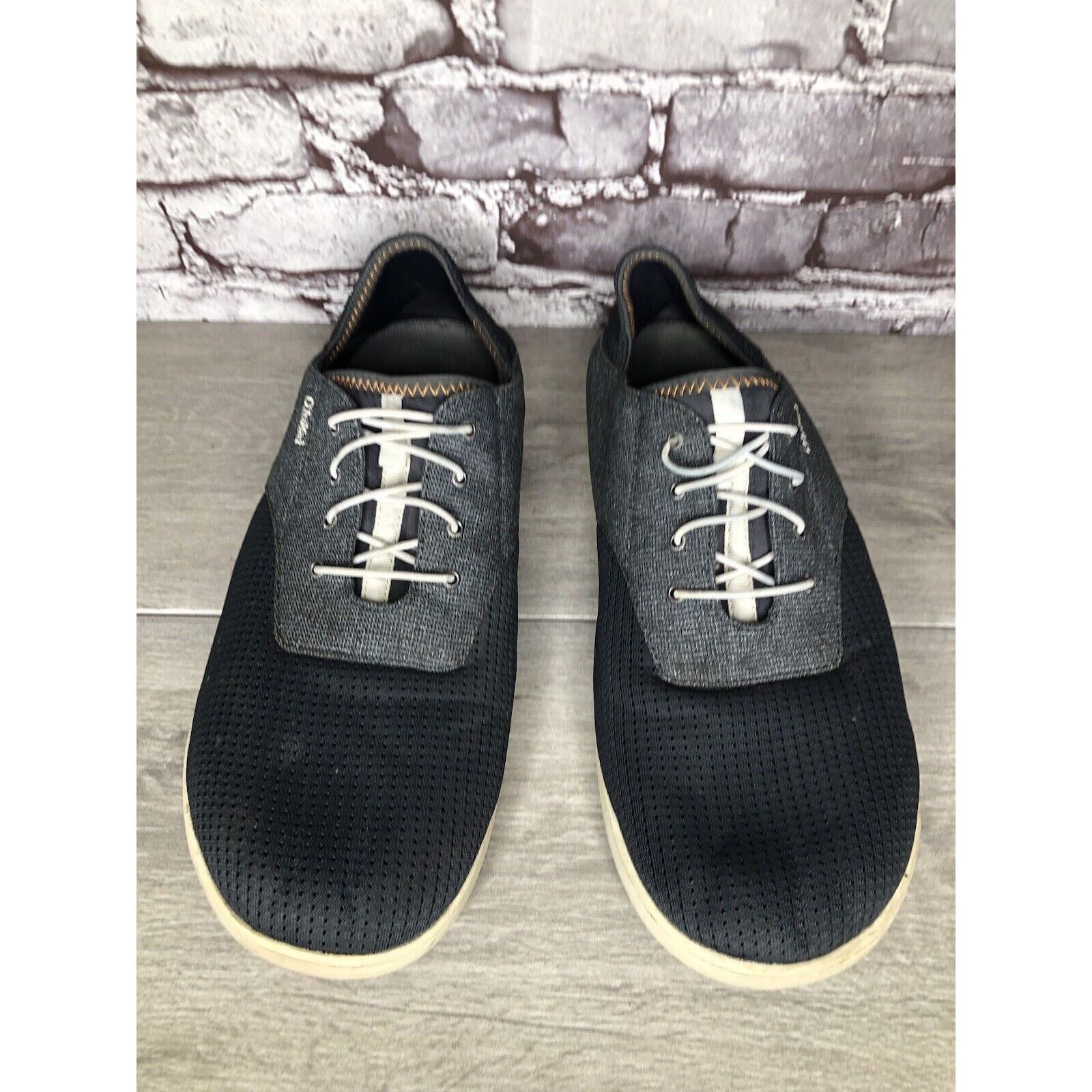Olukai Olukai Nohea Moku Blue Gray Mesh Casual Slip On Sneakers Sho Size US 13 / EU 46 - 19 Thumbnail