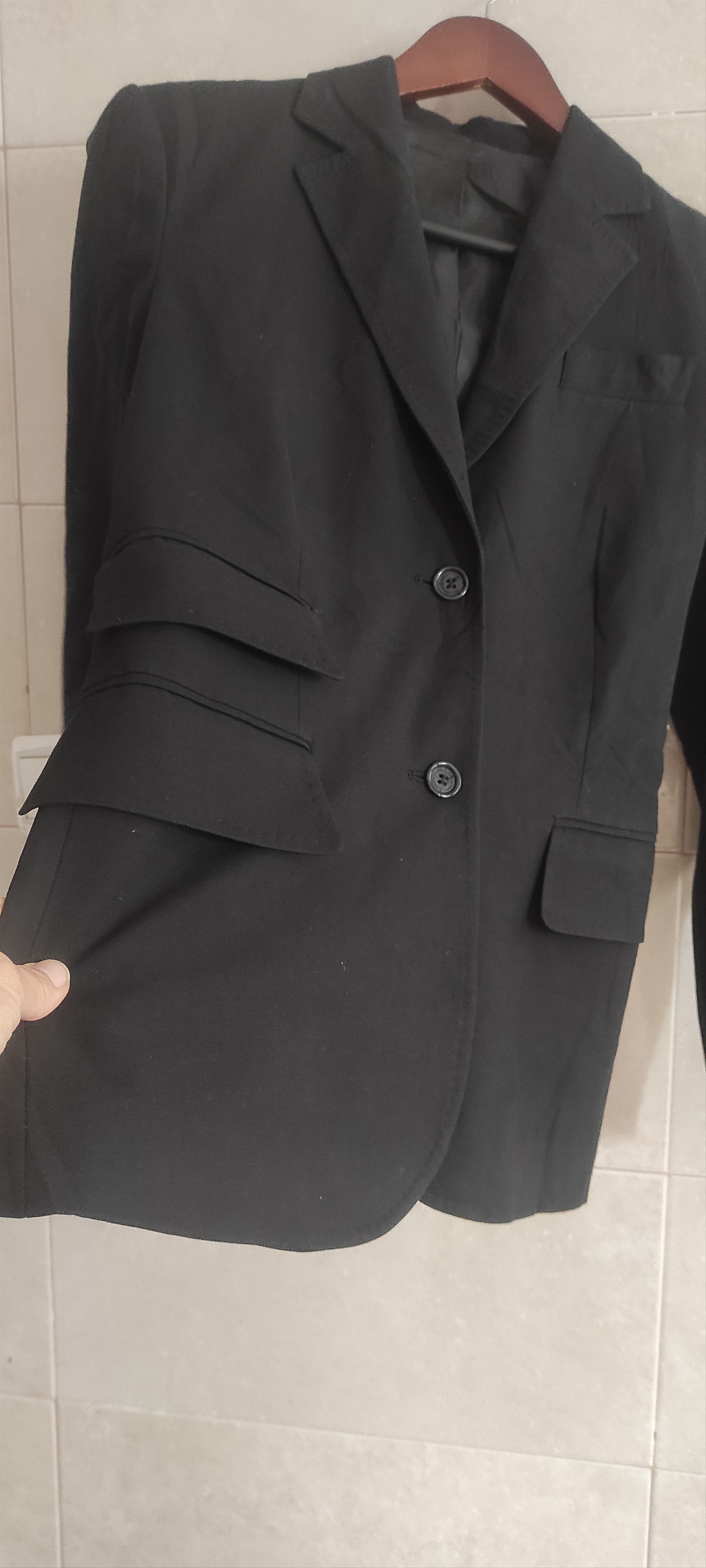 Dolce & Gabbana Dolce & gabbana black jacket Front Button Blazer Sz S/M Size S / US 4 / IT 40 - 6 Thumbnail