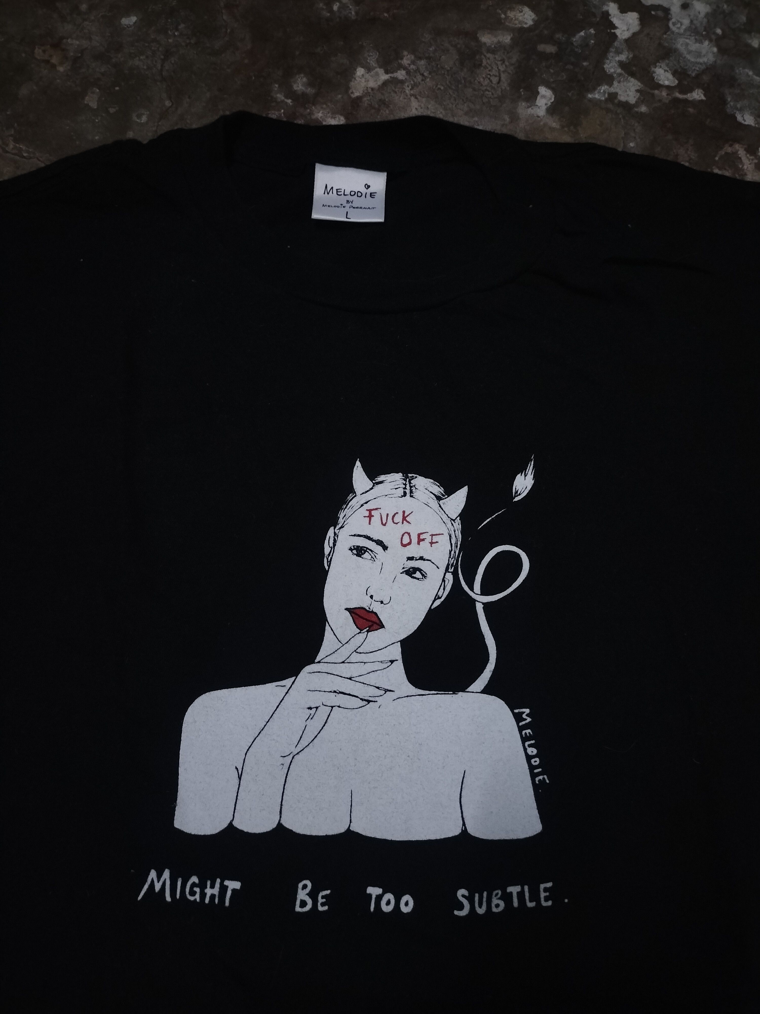 Other Melodie Brand Street Punk sexy stuff Fuck Off Devil Fashion Size US L / EU 52-54 / 3 - 4 Thumbnail