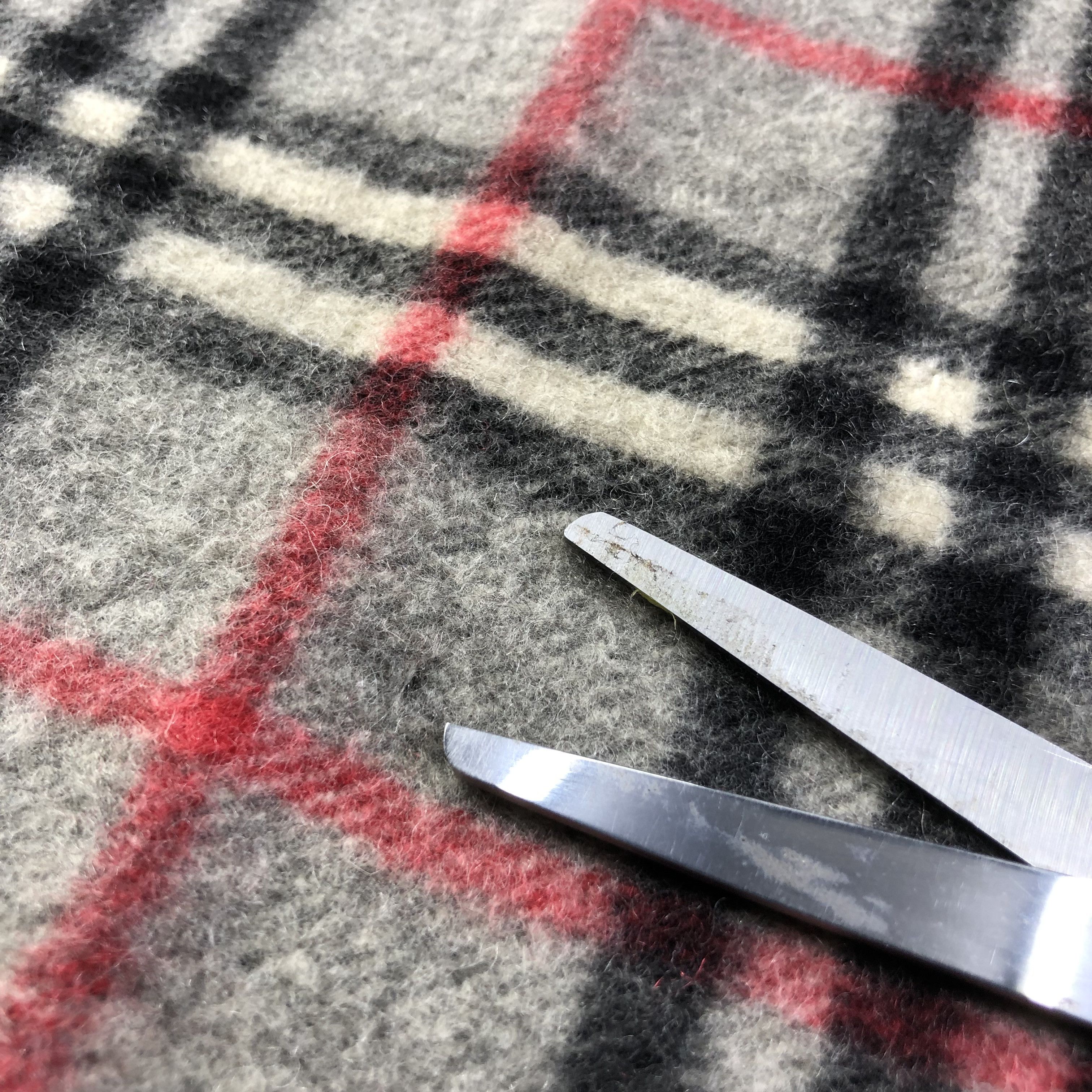 Burberry Burberrys Nova Check Grey Cashmere Scarf Muffler V1763 Size ONE SIZE - 9 Thumbnail