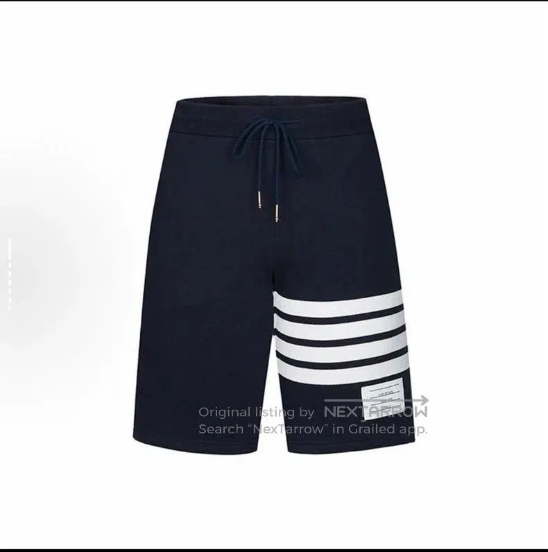 Thom Browne Thom Browne size 3 Blue and grey shorts Size US 38 / EU 54 - 5 Thumbnail