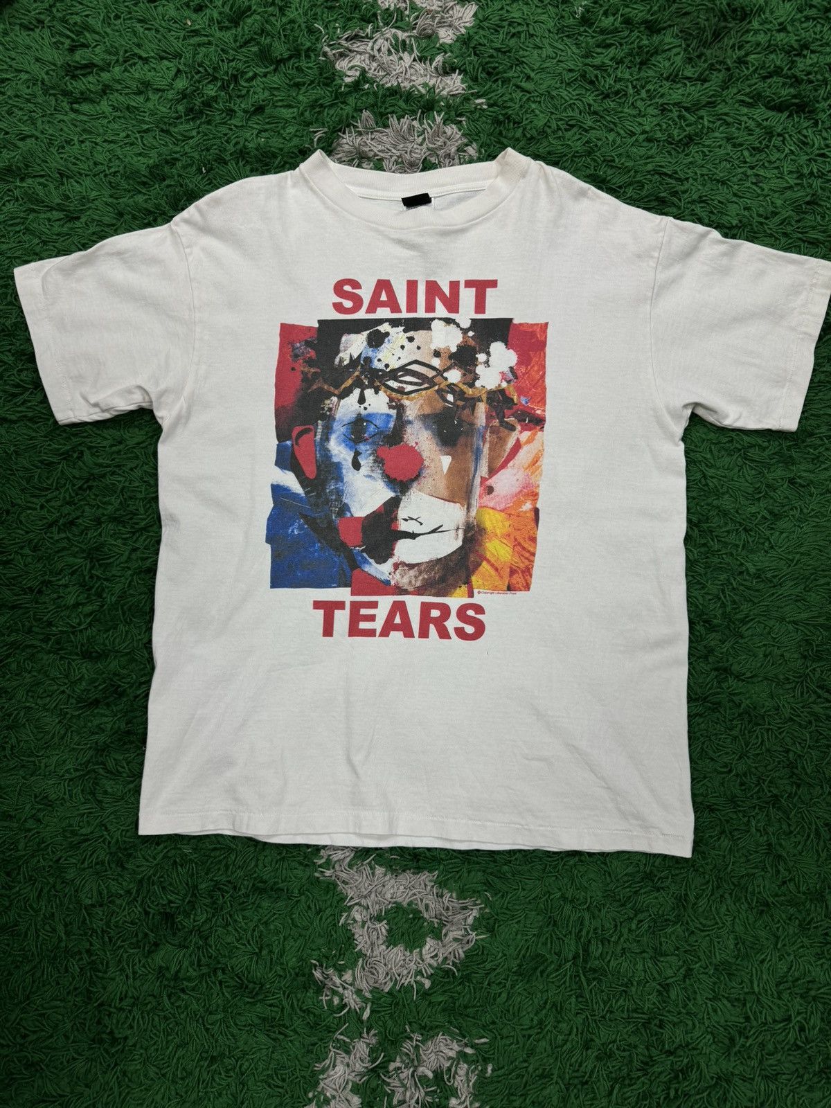 Saint Michael Saint Mx X Denim Tears Tee White Red Clown Large Size US L / EU 52-54 / 3 - 1 Thumbnail