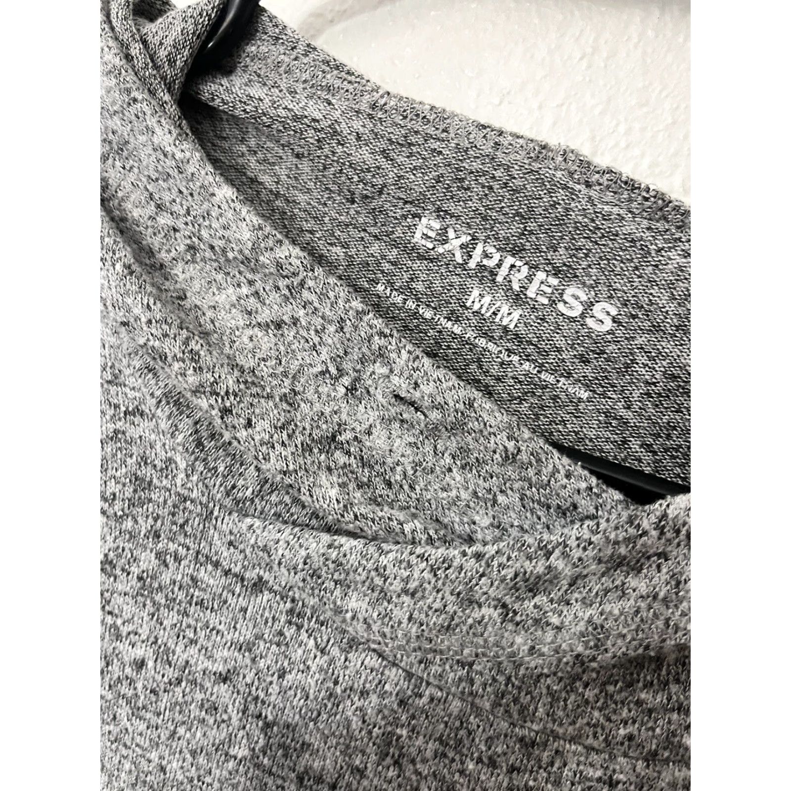 Express Express Hoodie Mens Gray Pullover with Draw Strings Pockets Size M Size US M / EU 48-50 / 2 - 3 Thumbnail
