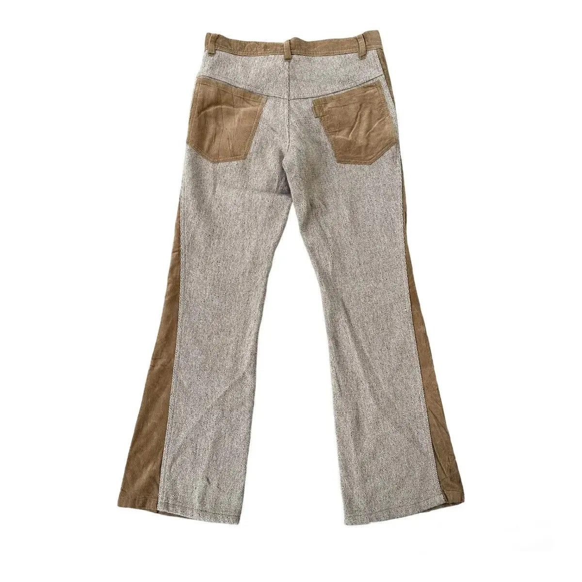 Vintage RARE!! FLARE/BOOTCUT JAPANESE VTG W31 L31 QUE CORDUROY PANTS Size US 31 - 2 Thumbnail