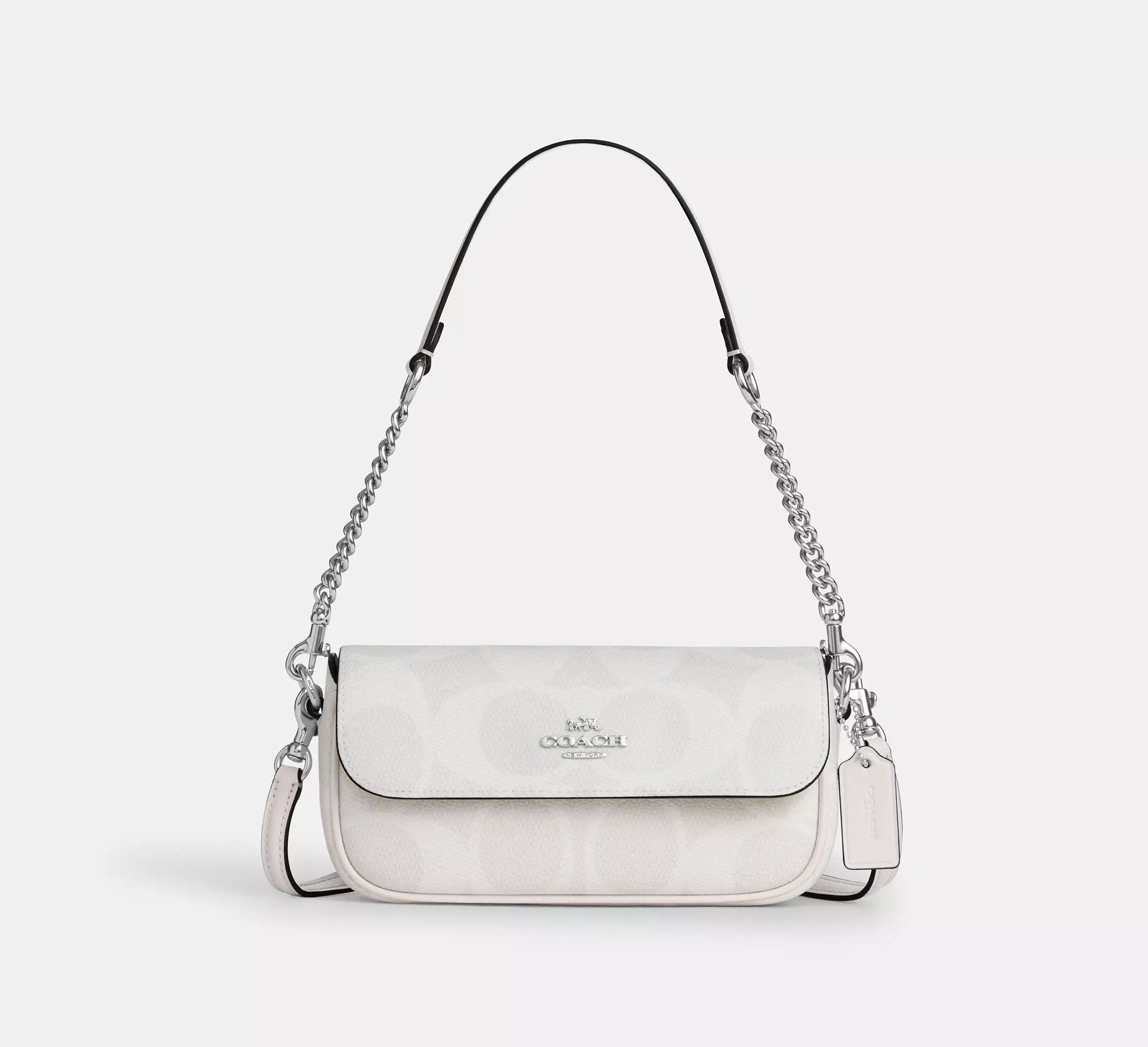 Coach Hailey Flap Bag In Signature Canvas CAN70 Size ONE SIZE - 5 Thumbnail