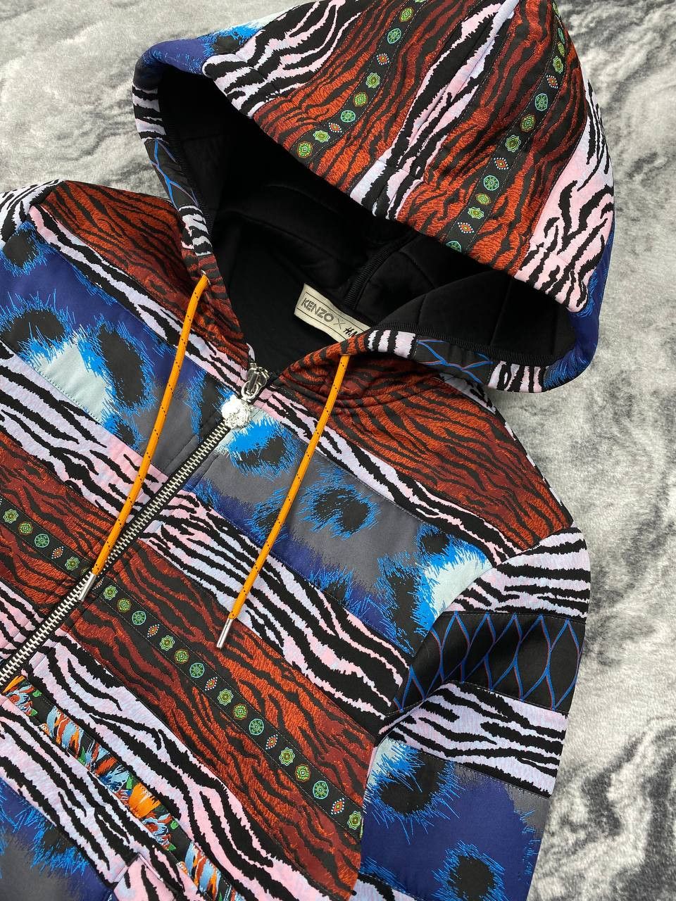 Kenzo Kenzo x H&M Animal Print Hooded Jacket Men Size S Multicolor Size US S / EU 44-46 / 1 - 4 Thumbnail